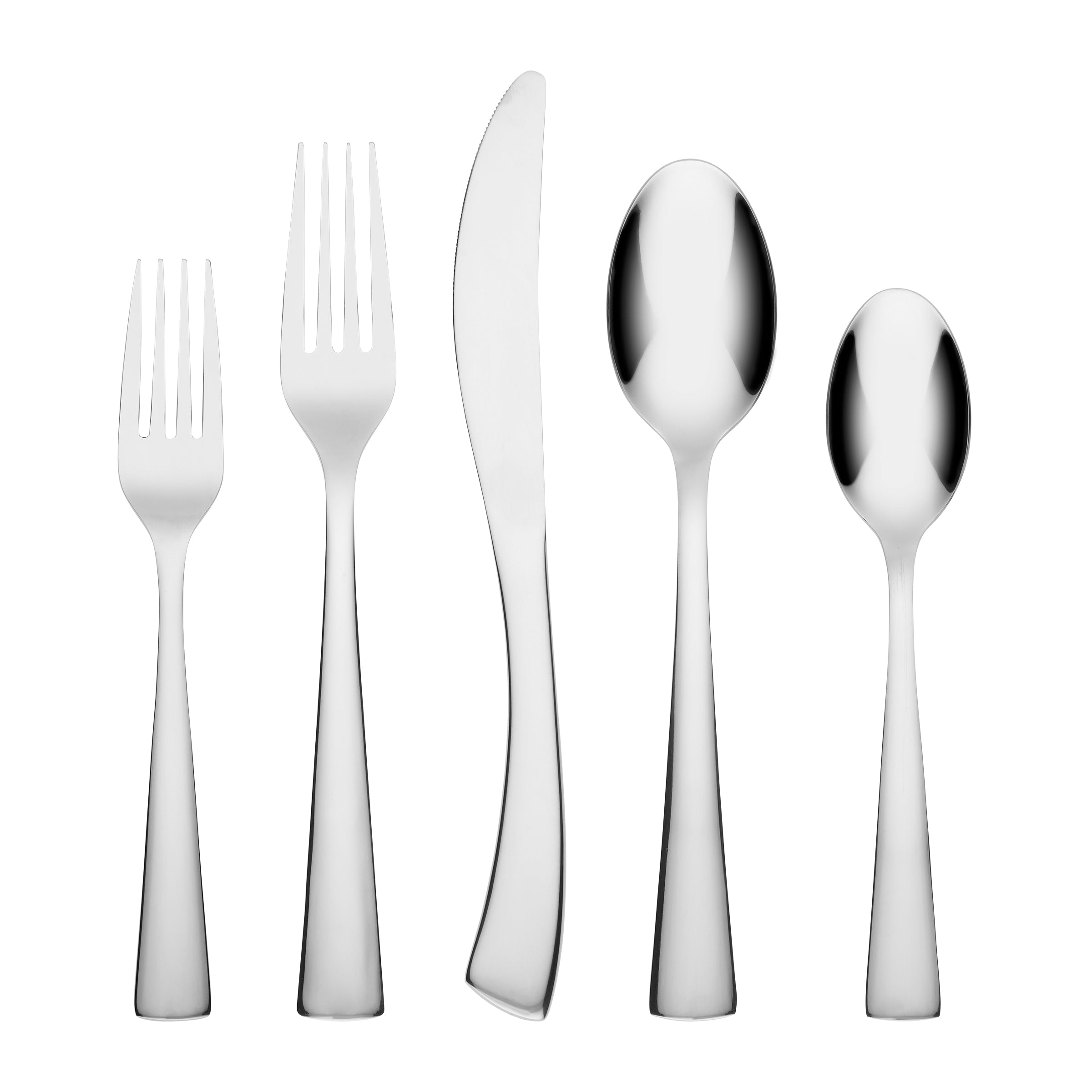20-Piece Mirror Finish Flatware Set for 4 | Aladin