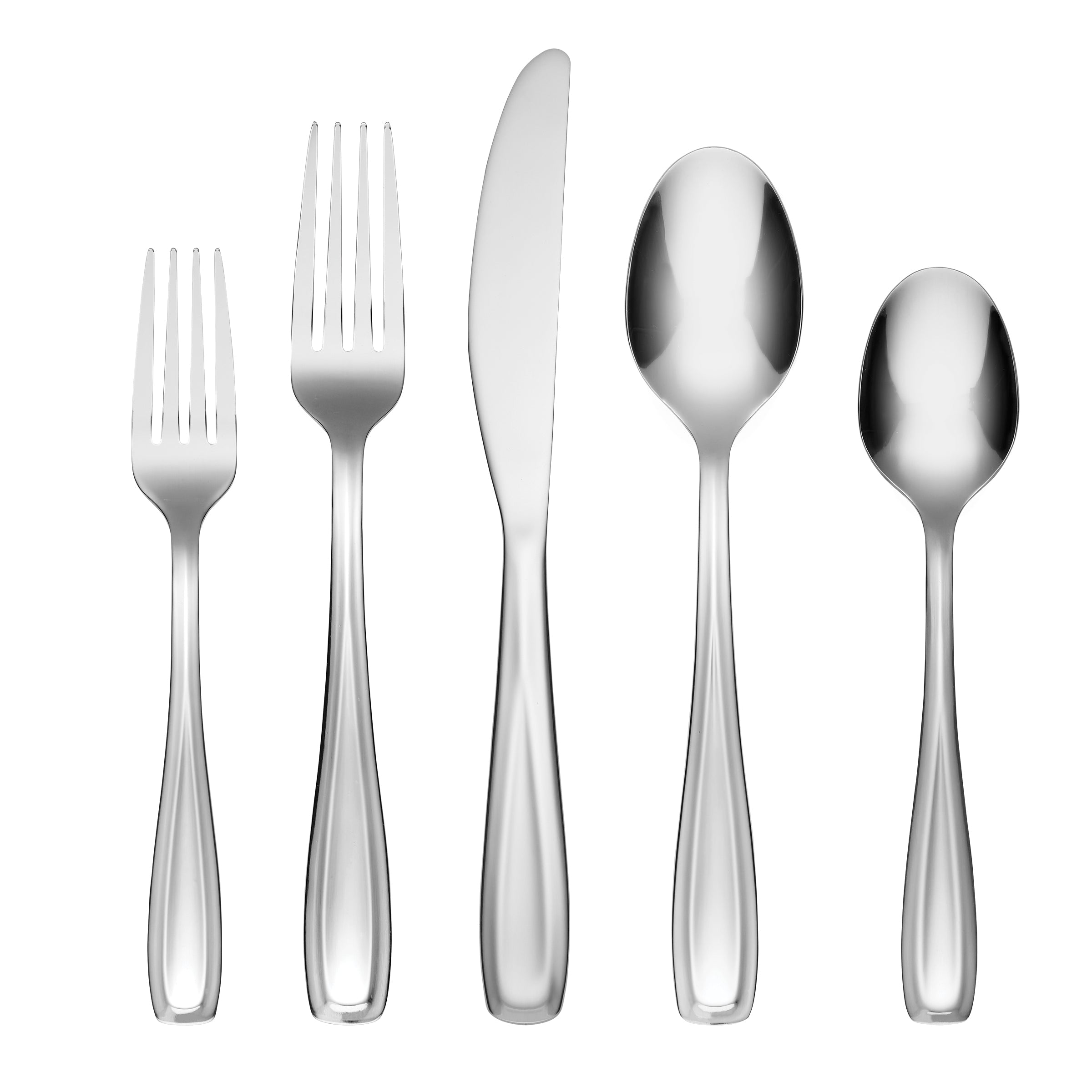 40-Piece Flatware Set with Rustic Caddy | Waylen Mirror