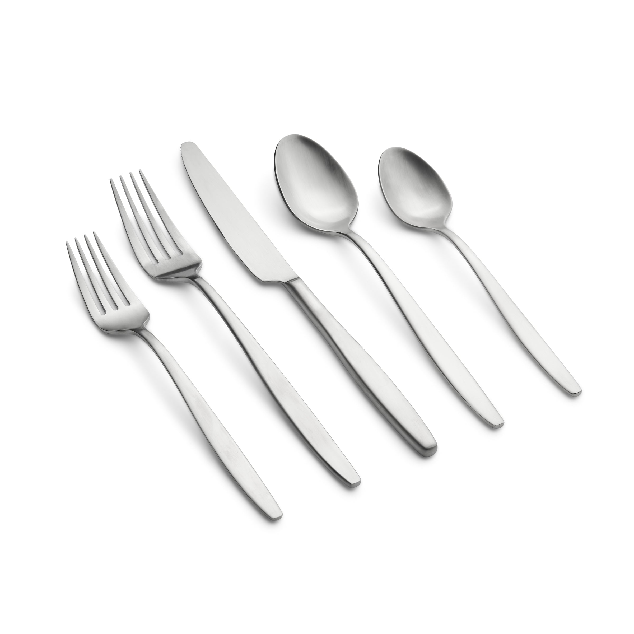 Satin Flatware Set 20-Piece with Slim Handles | Nylah