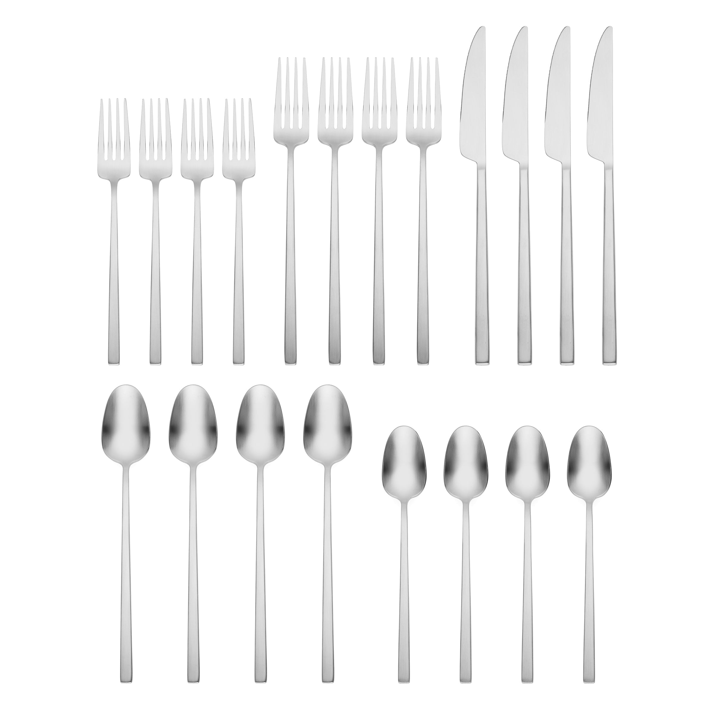 20-Piece Satin Flatware Set for 4 | Damaris
