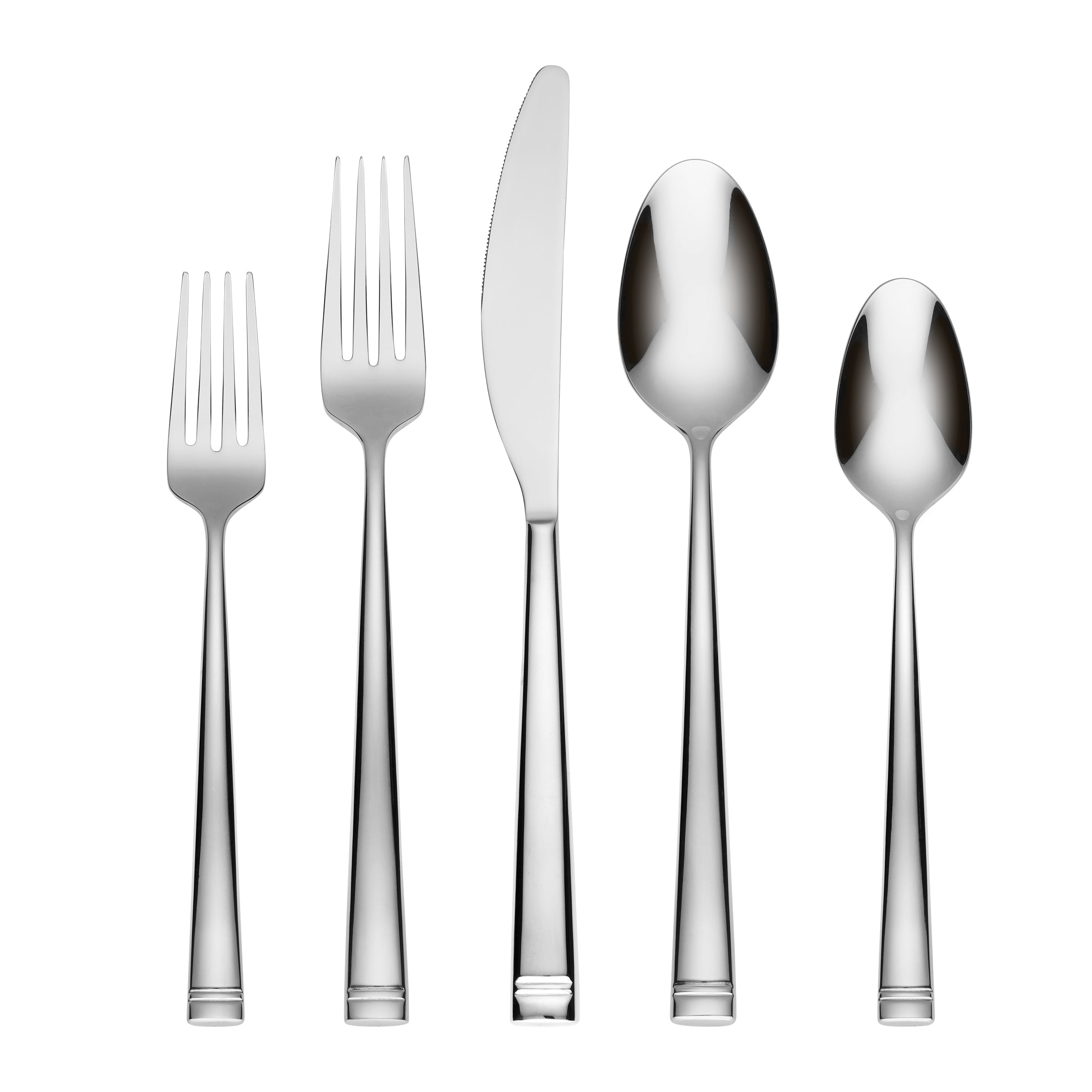 20-Piece Flatware Set with Square Handles | Kingsland Mirror