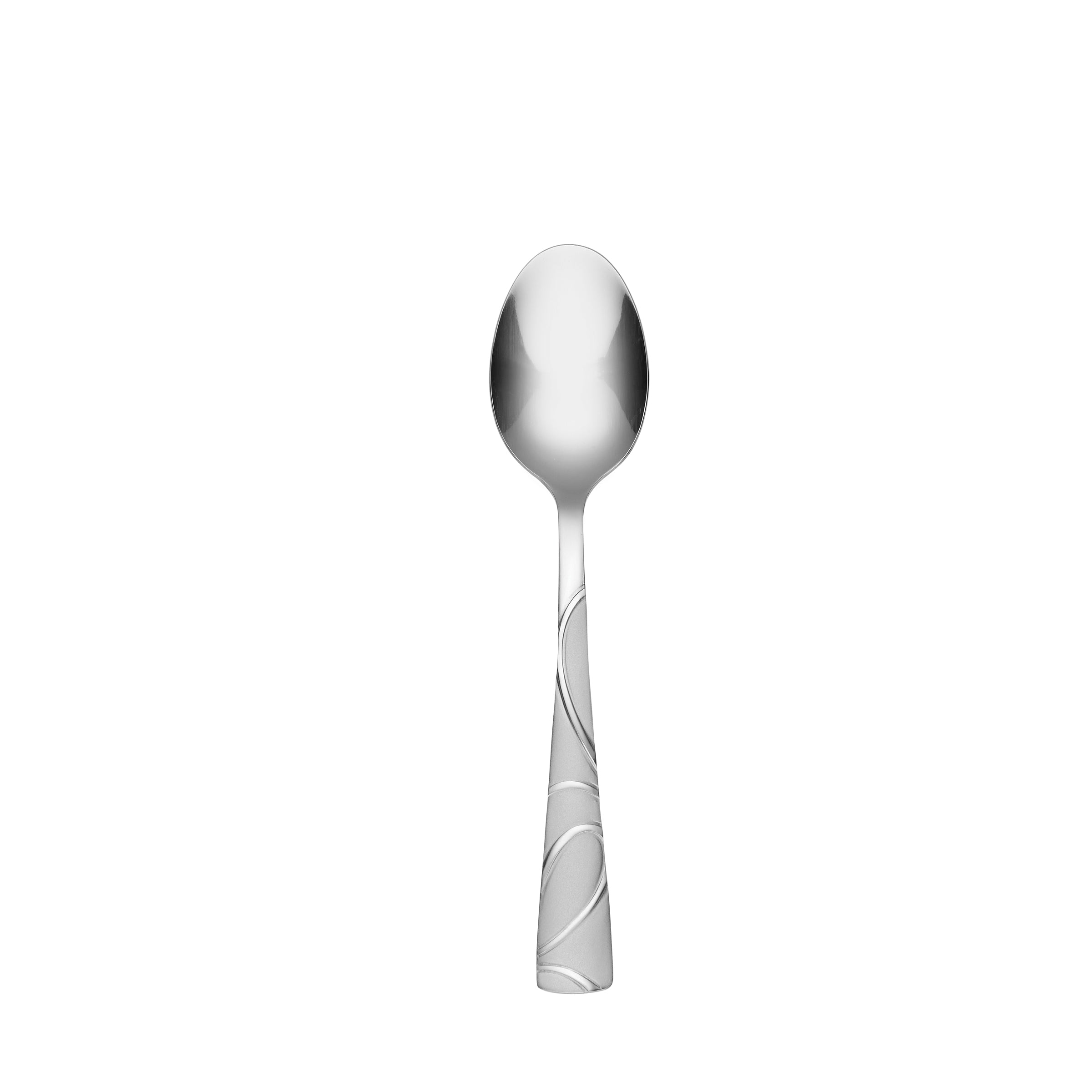 Elegant Chrome Accent Teaspoon for Dining | Sasha Sand