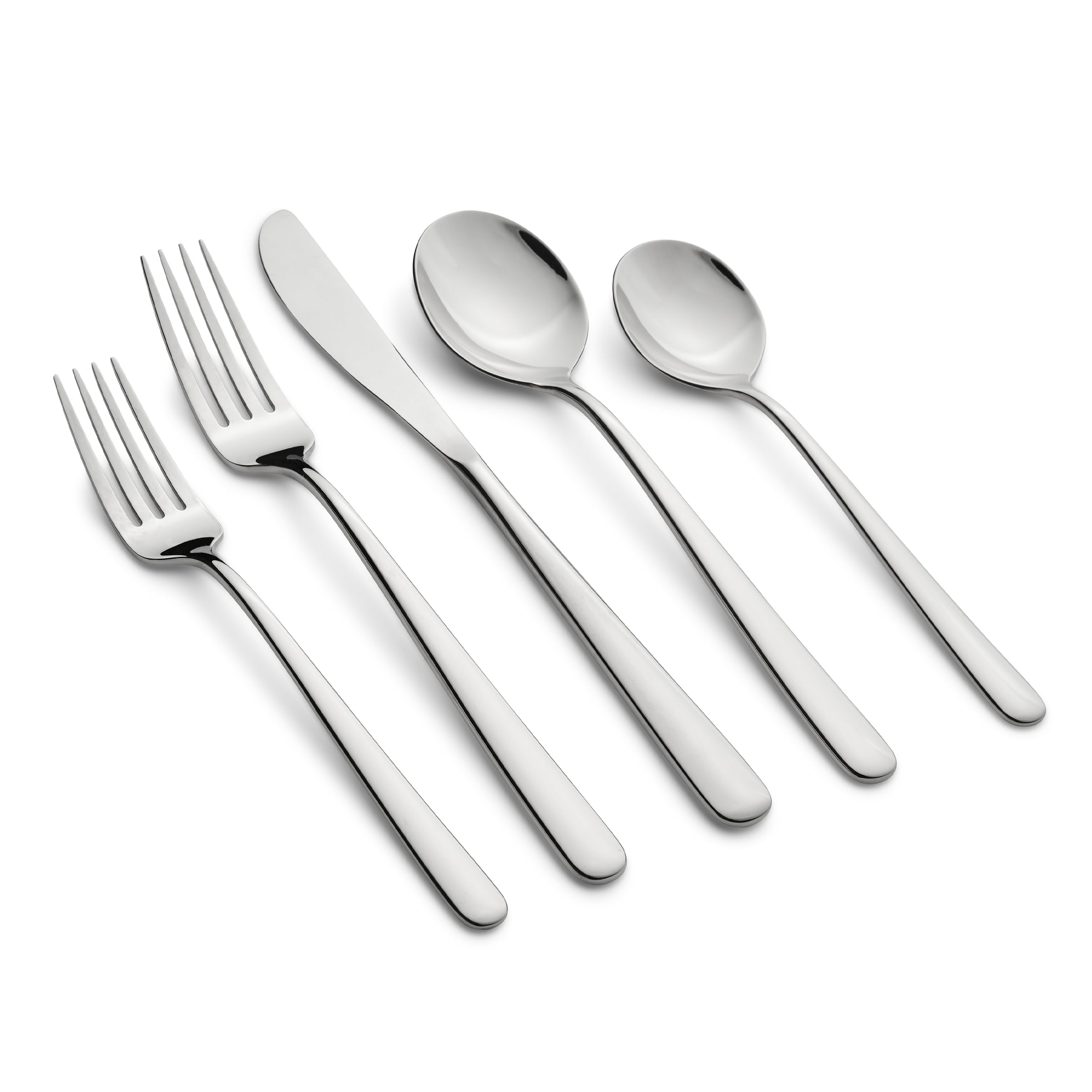 20 Piece Flatware Set with Mirror Finish | Lorenn