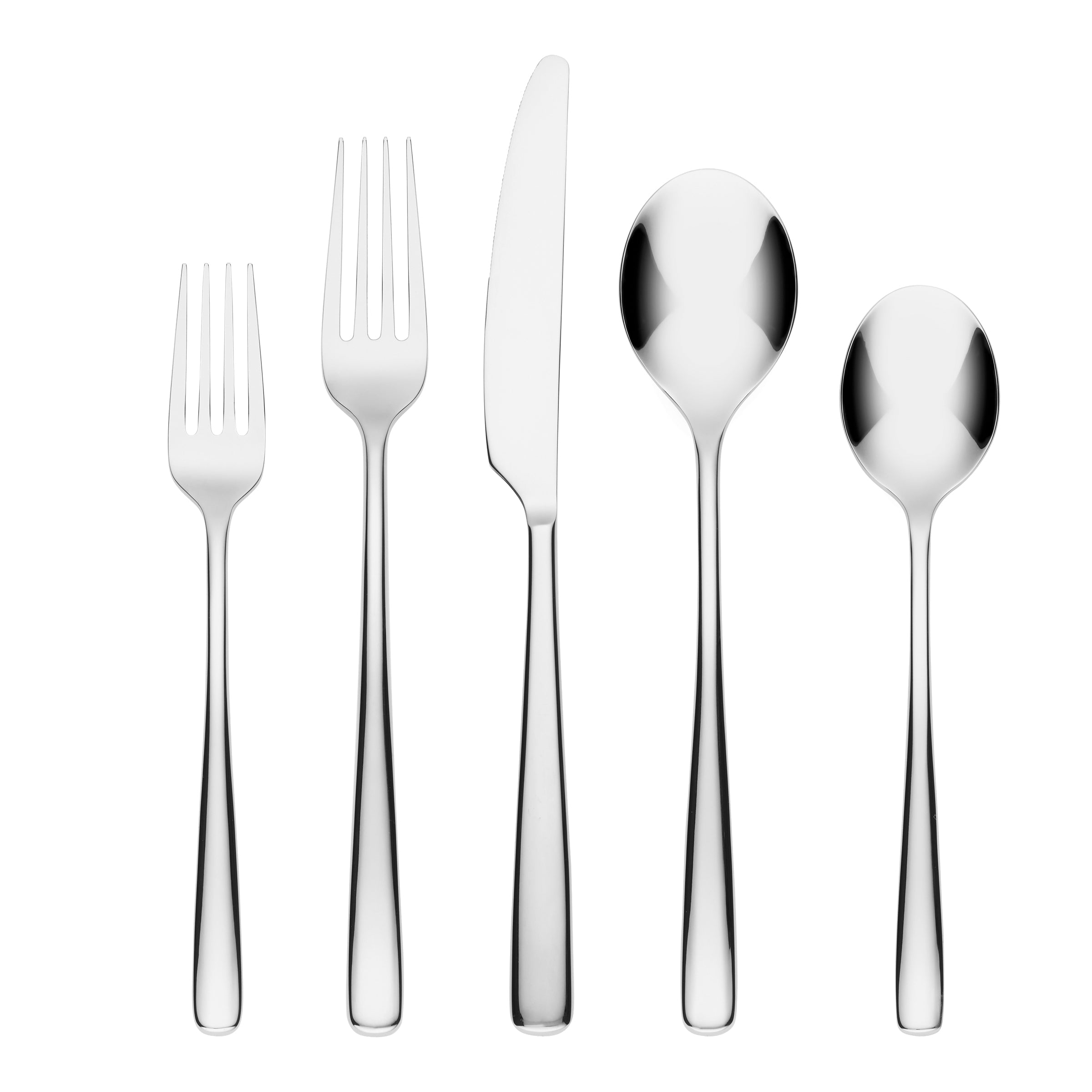 20-Piece Flatware Set with Comfortable Handles | Rise Mirror
