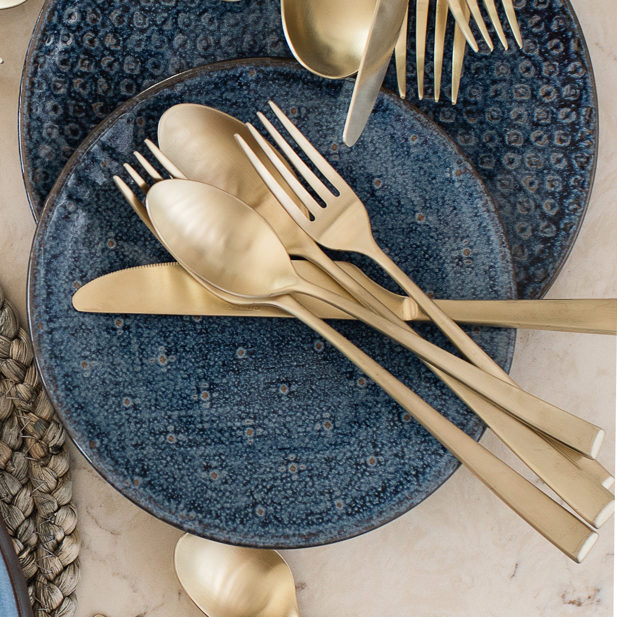 Champagne Gold Flatware Set 20-Piece for 4 | Marlise