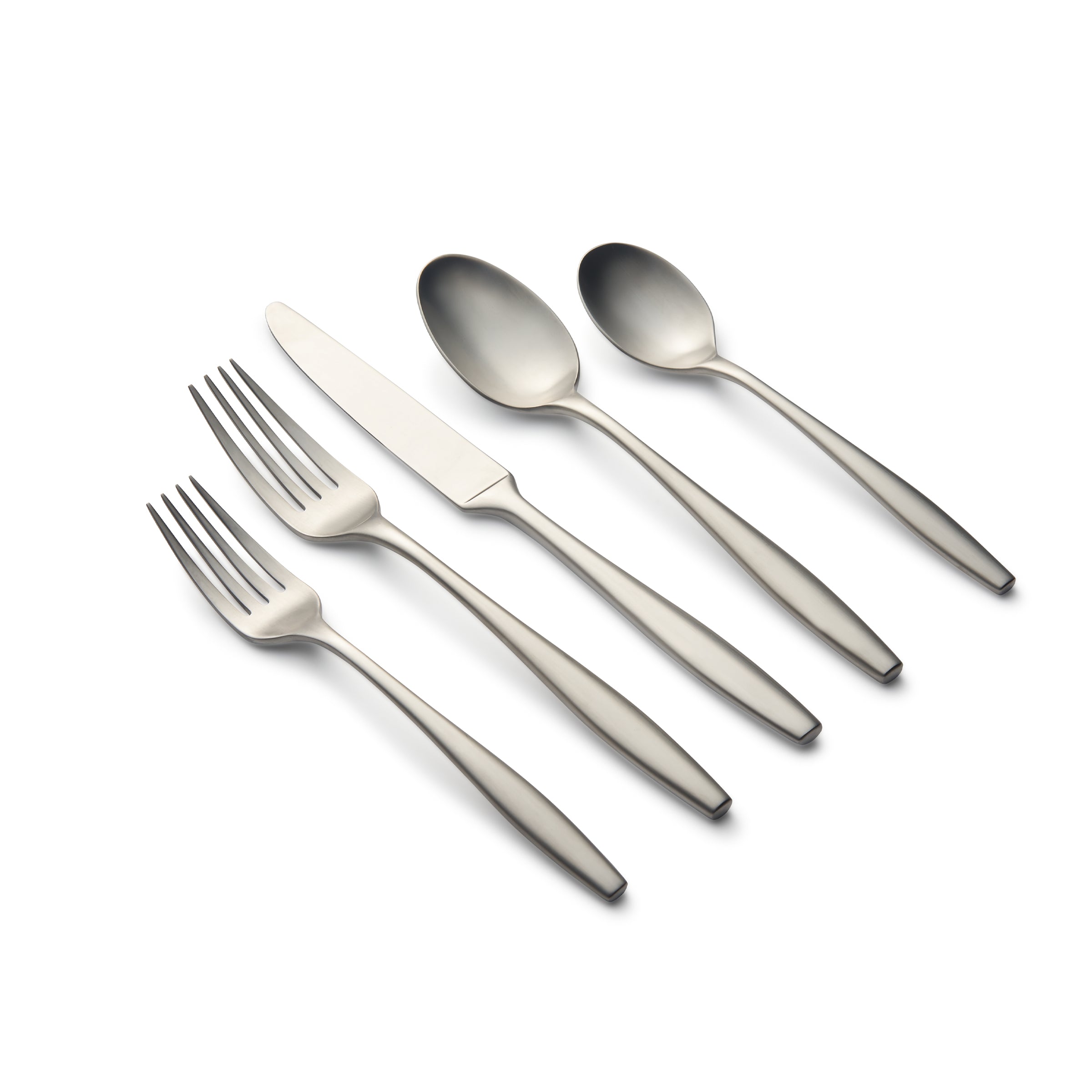 20-Piece Satin Flatware Set for 4 | Katerina Stainless Steel