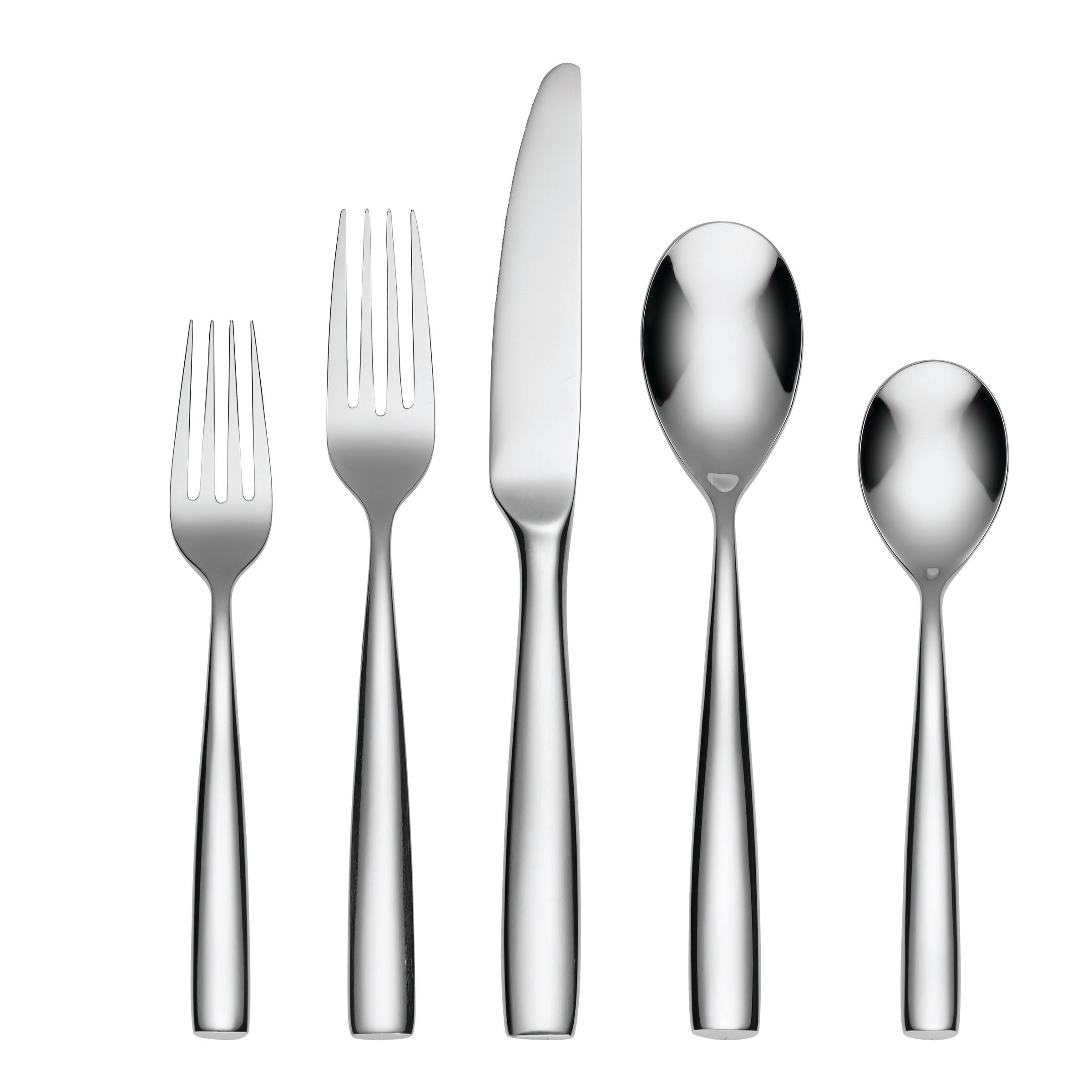 20 Piece Flatware Set with Mirror Handles | Linden