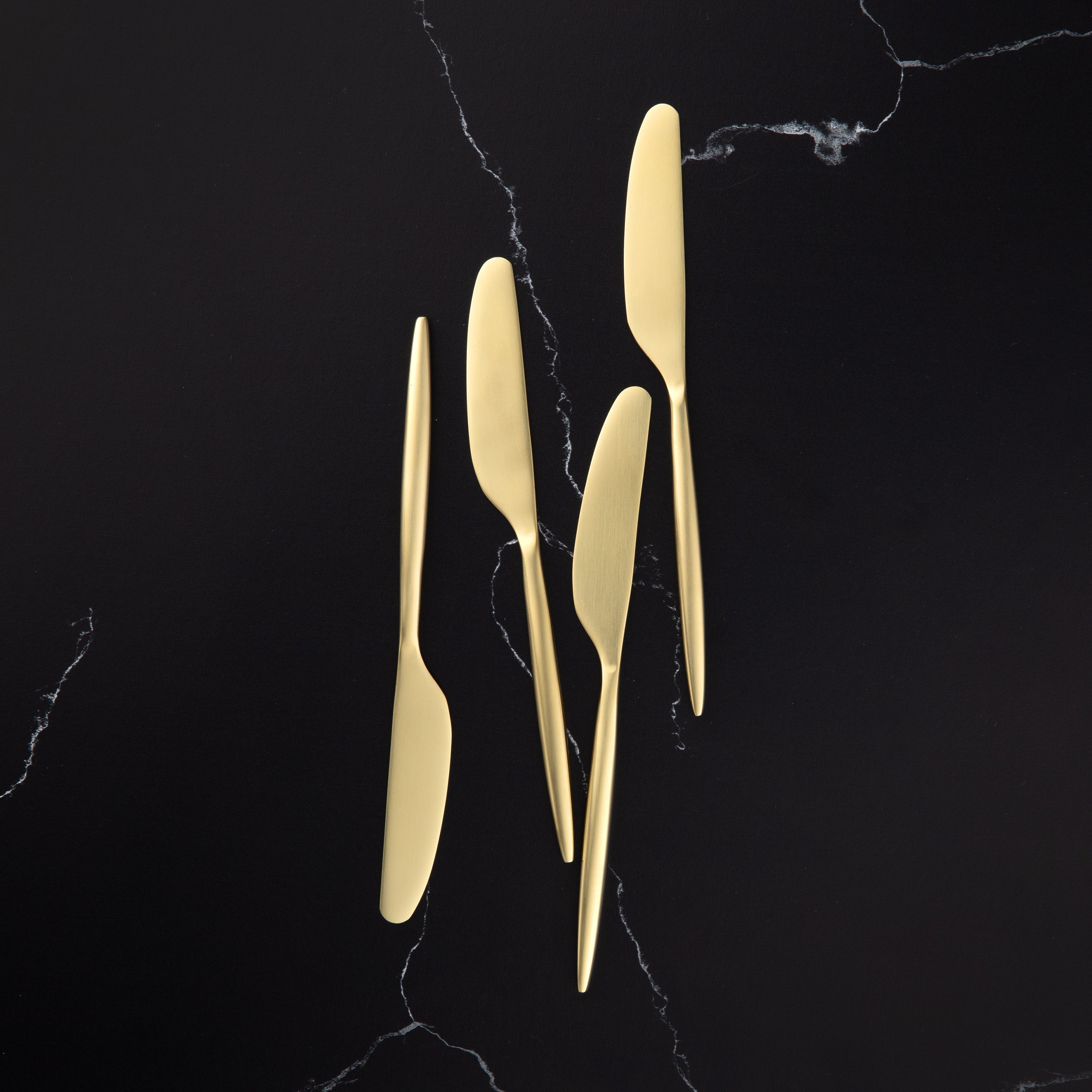 Champagne Gold Butter Spreaders Set of 4 for Charcuterie Boards | Gaze