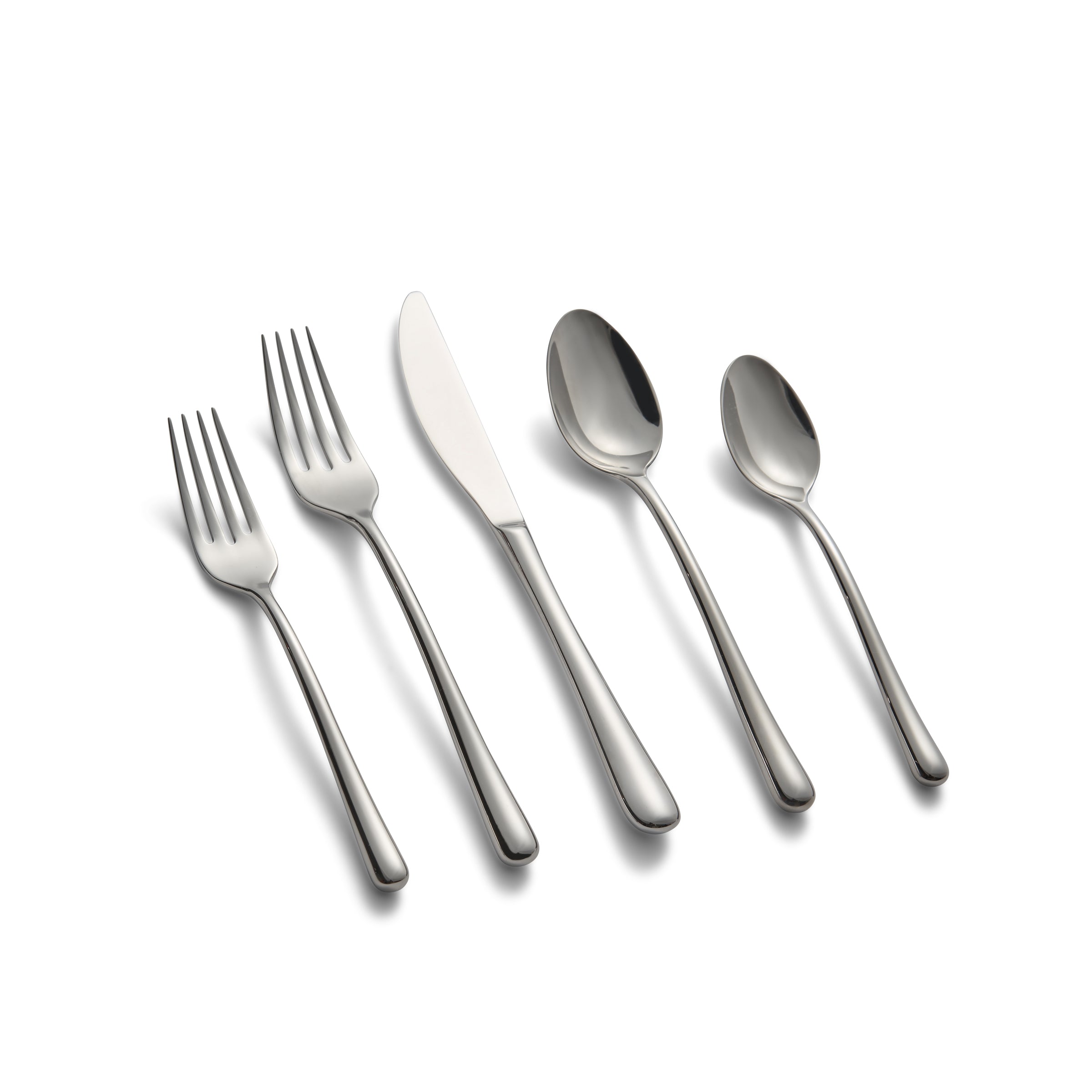 20-Piece Stainless Steel Flatware Set with Mirror Finish | Samantha
