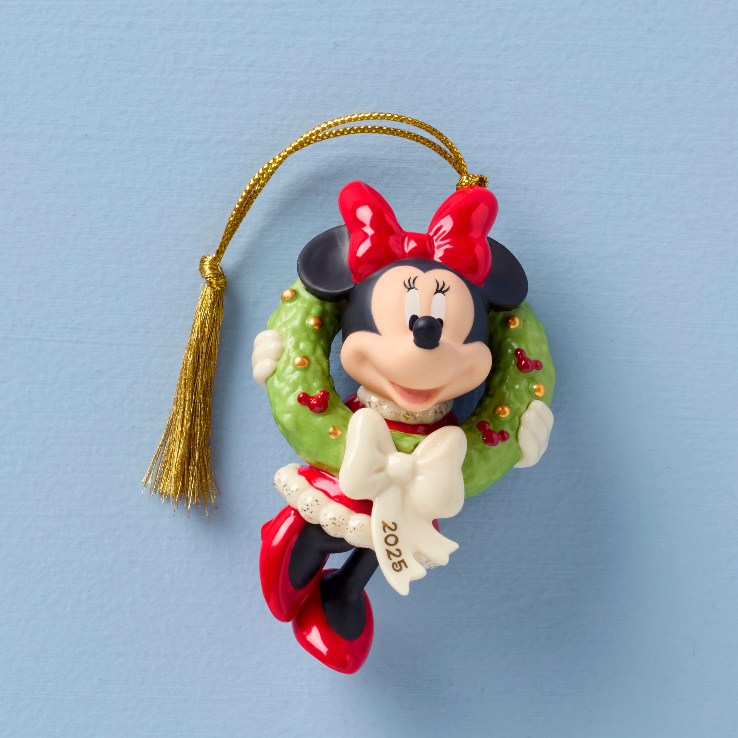 Minnie Mouse Christmas Wreath Ornament | Disney Holiday Decor