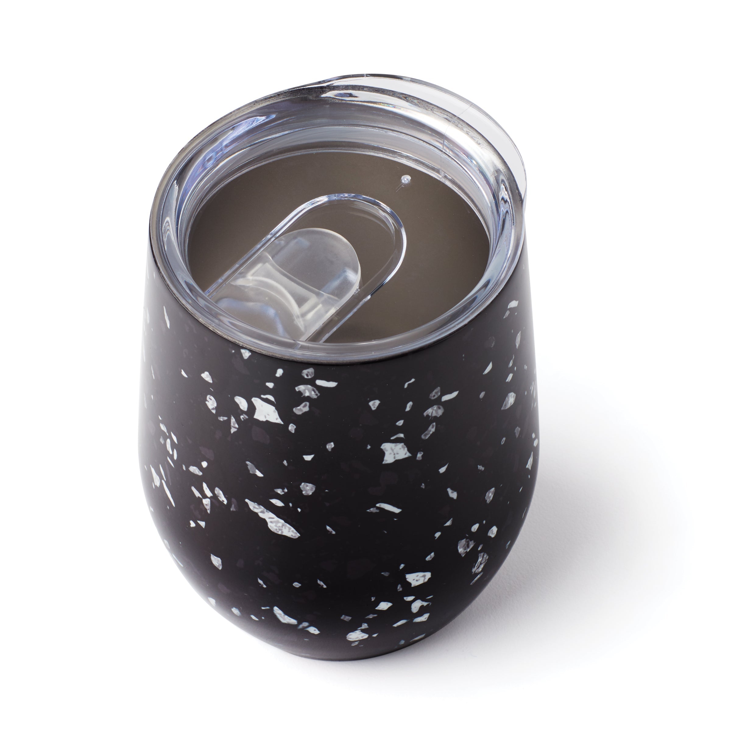 Insulated Stainless Steel Wine Tumblers Set of 4 | Terrazzo Design