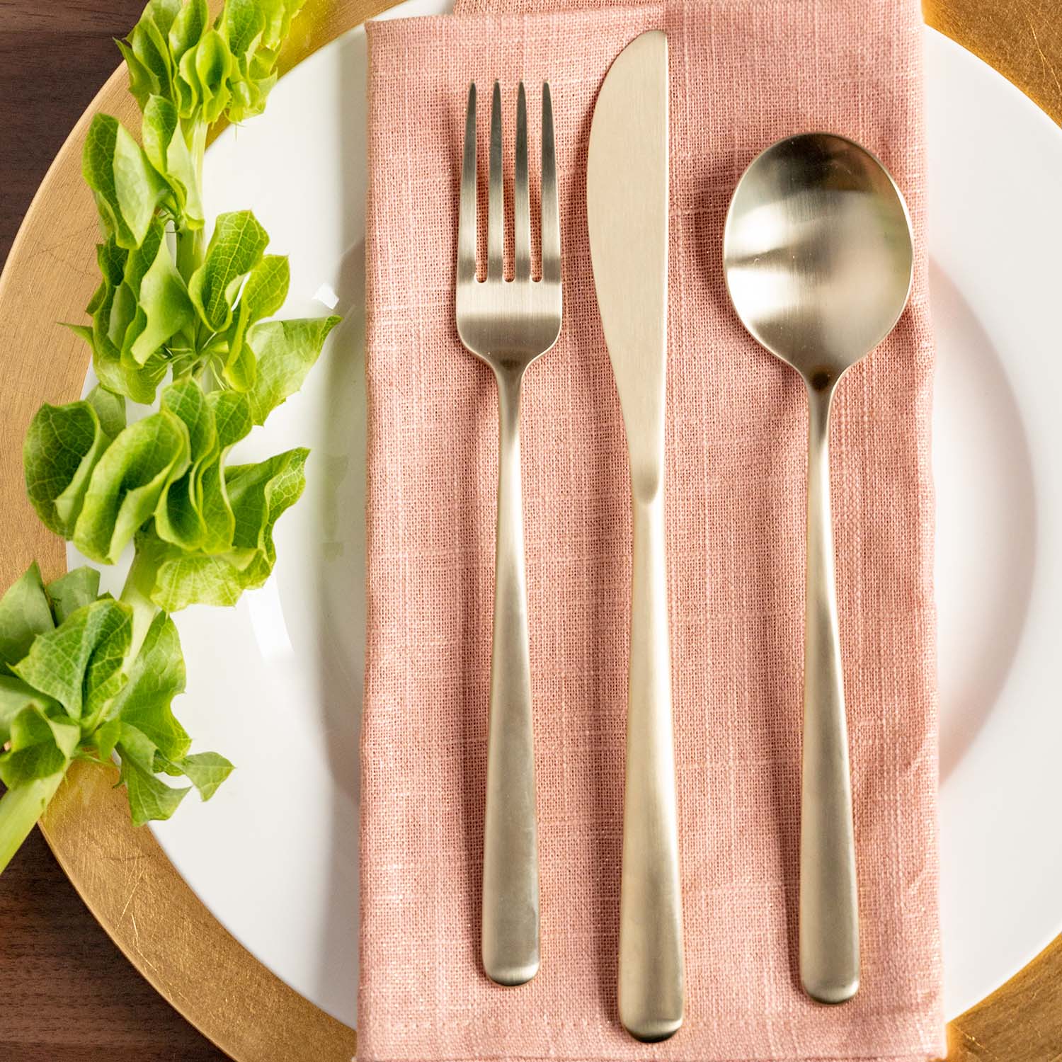 Champagne Gold Flatware Set 20-Piece for 4 | Lorenn