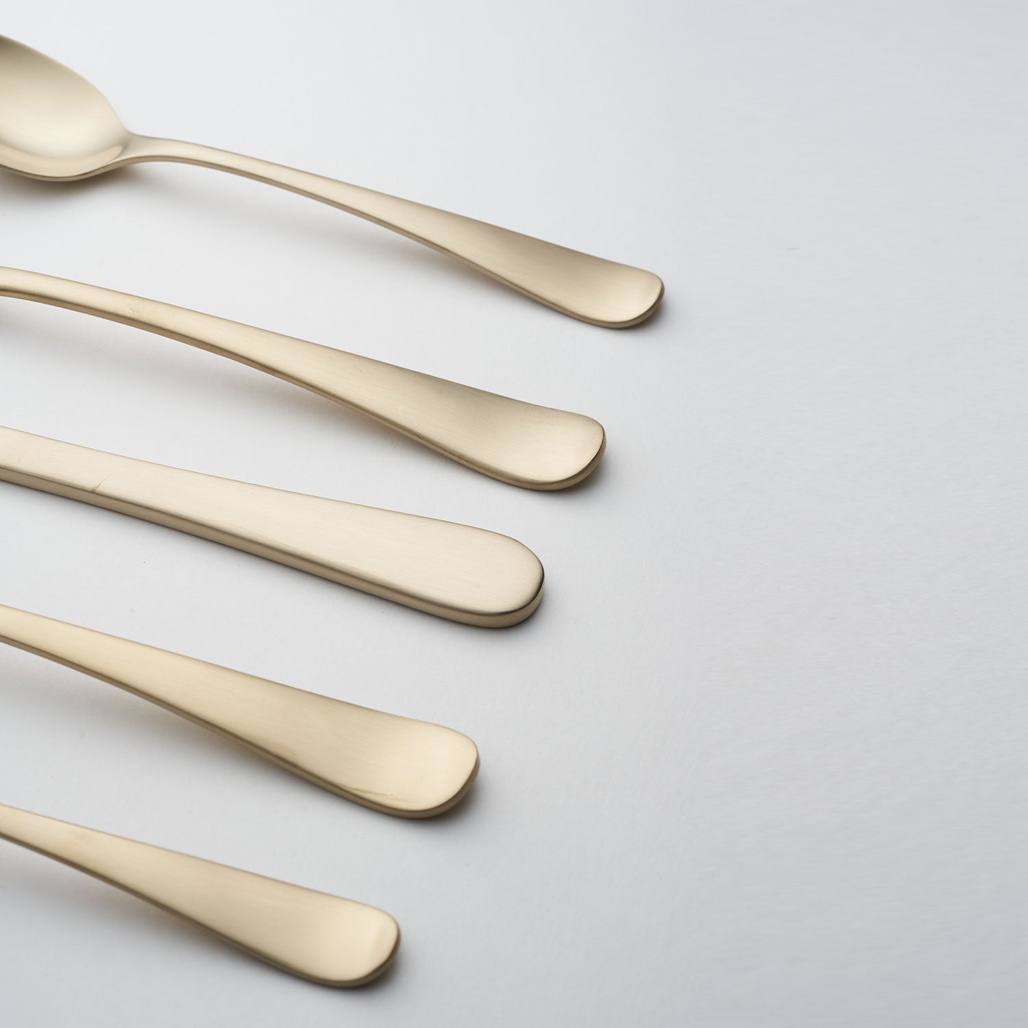 Champagne Satin Flatware Set 20-Piece for 4 | Rhiannon