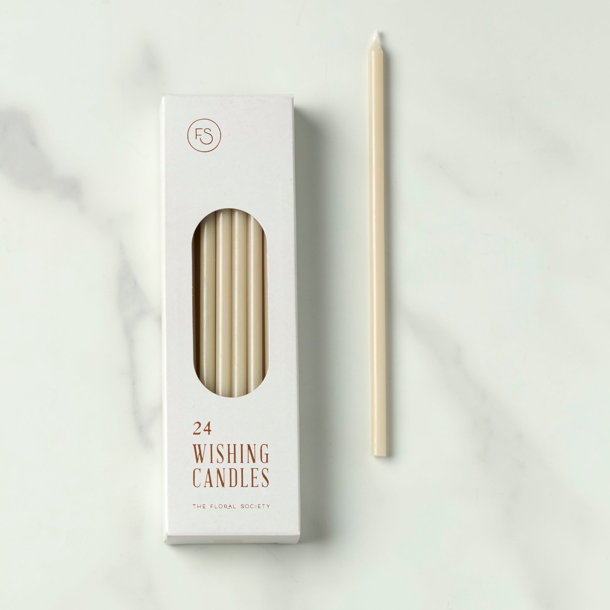 Wishing Candles Set of 24 for Special Occasions | Floral Society