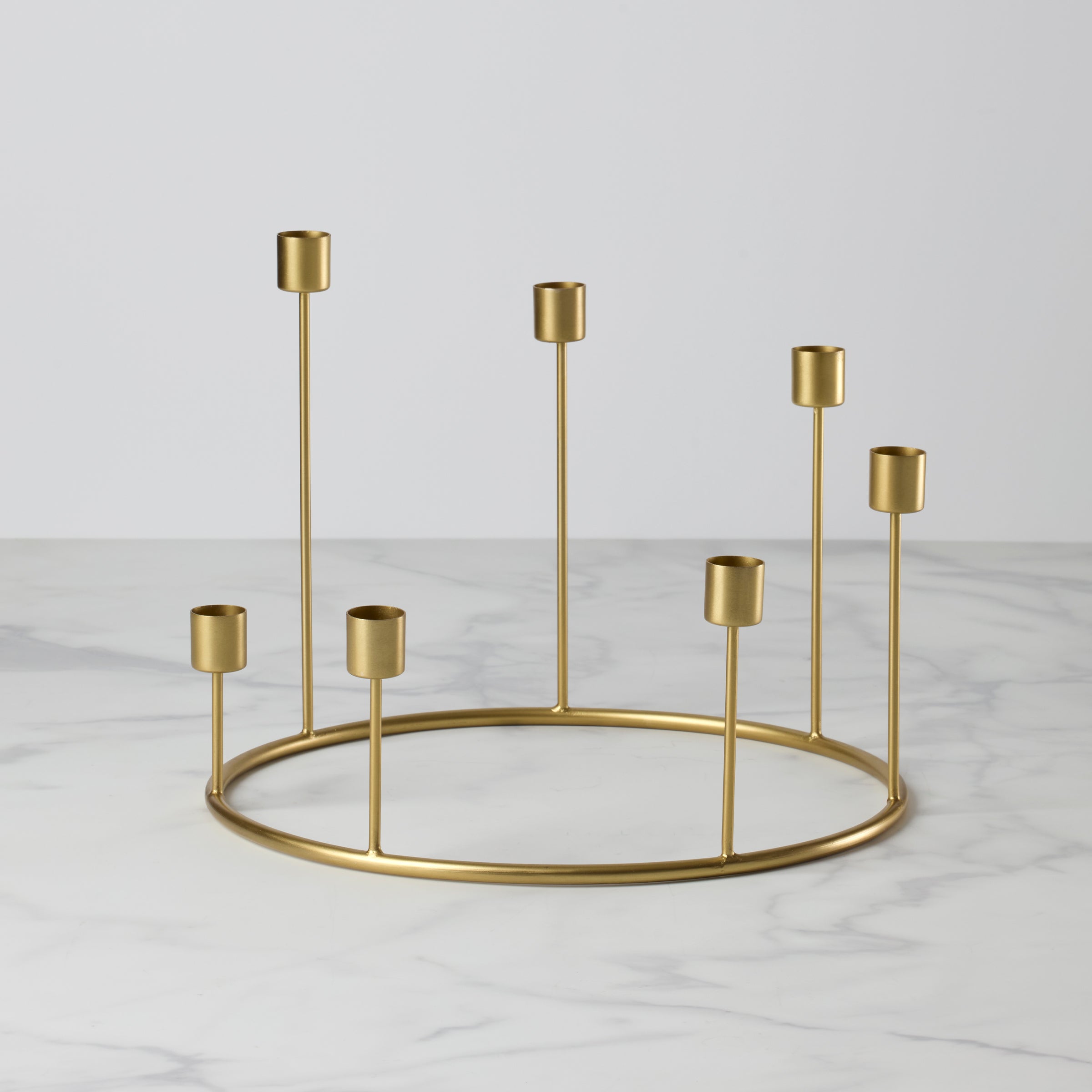 Gold Candlestick Wreath for Elegant Home Decor | Kent Large