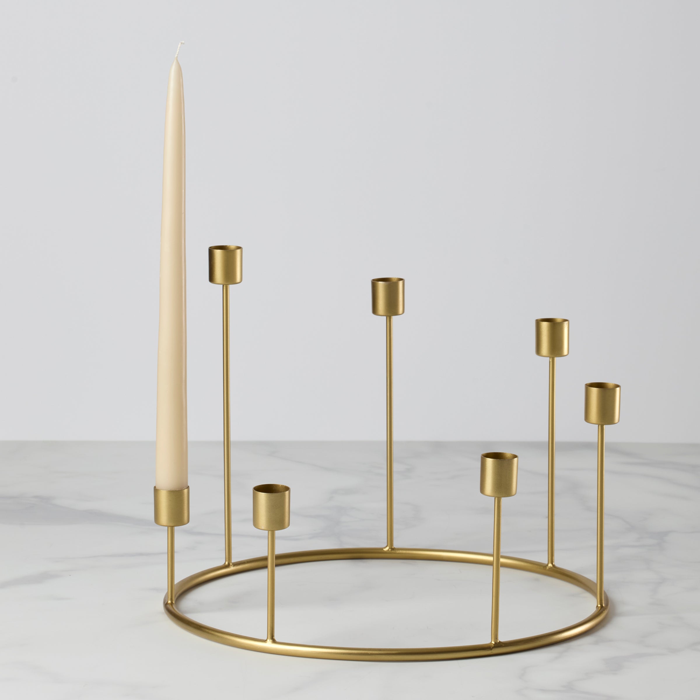 Gold Candlestick Wreath for Elegant Home Decor | Kent Large