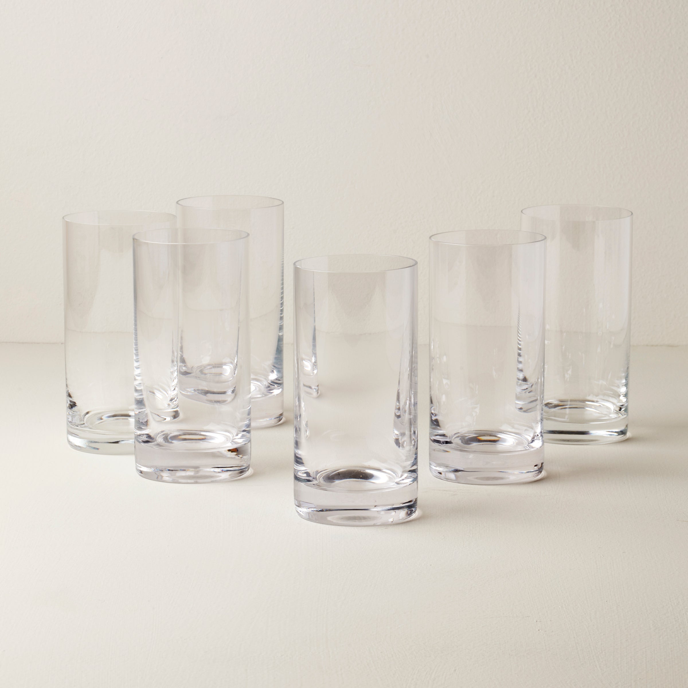 Elegant Highball Glasses Set of 6 for Cocktails & Soda | Tuscany Classics