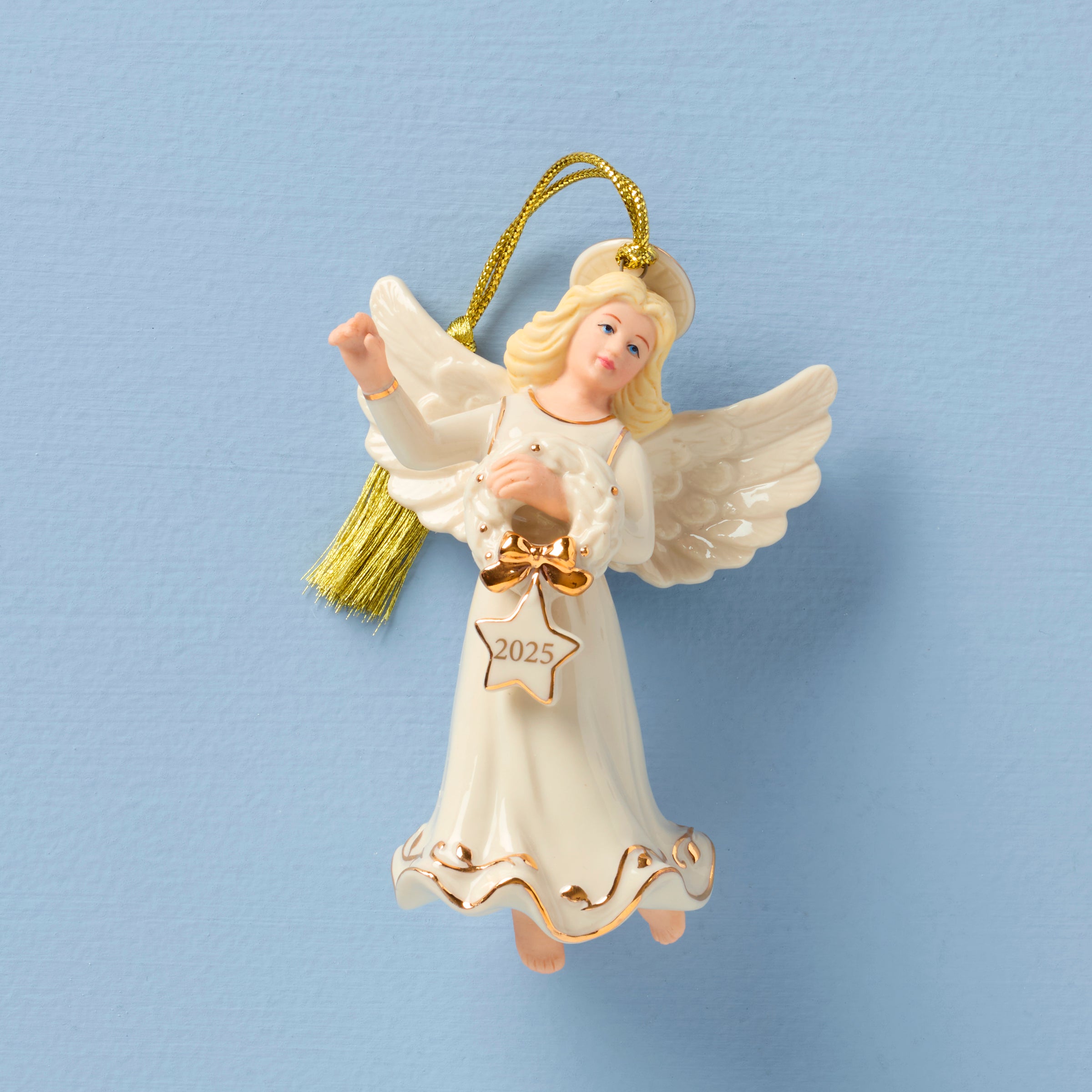 Porcelain Angel Ornament with 24K Gold Detailing | Heavenly Angel 2025