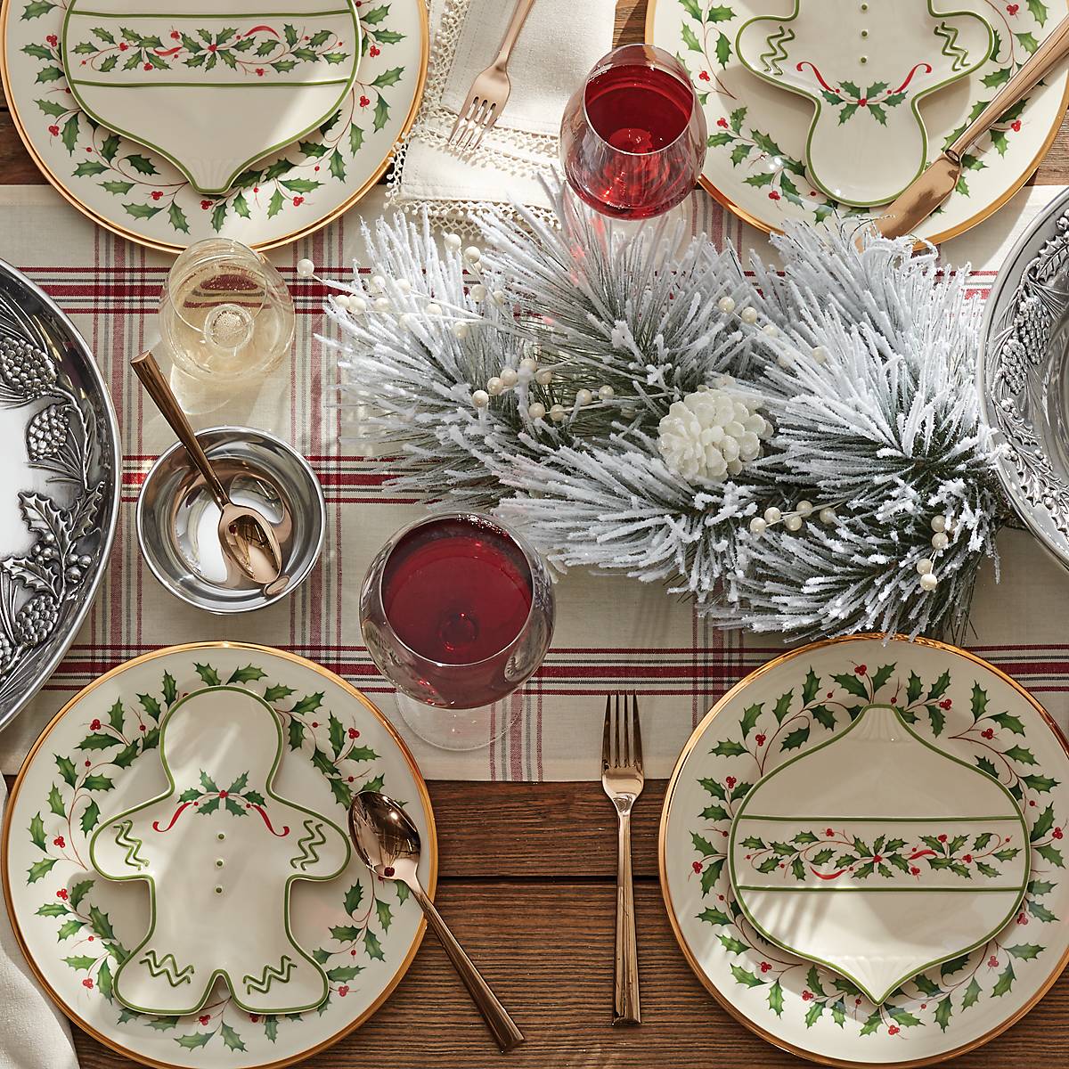 Holiday Gingerbread Accent Plate for Candy & Snacks | Whimsical Table Decor