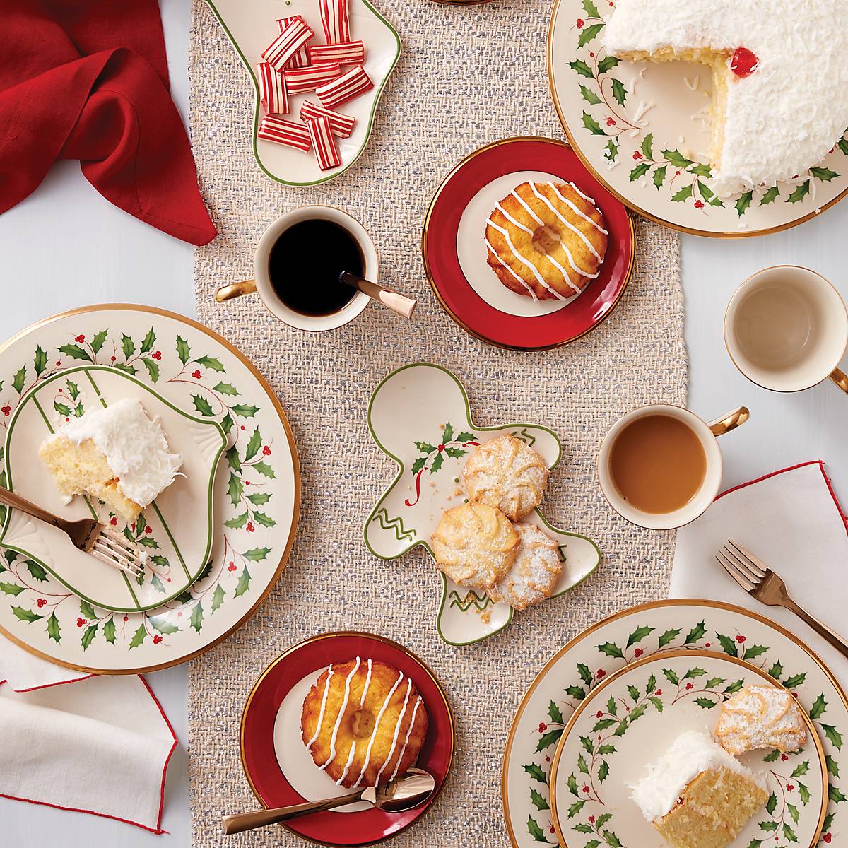 Holiday Gingerbread Accent Plate for Candy & Snacks | Whimsical Table Decor