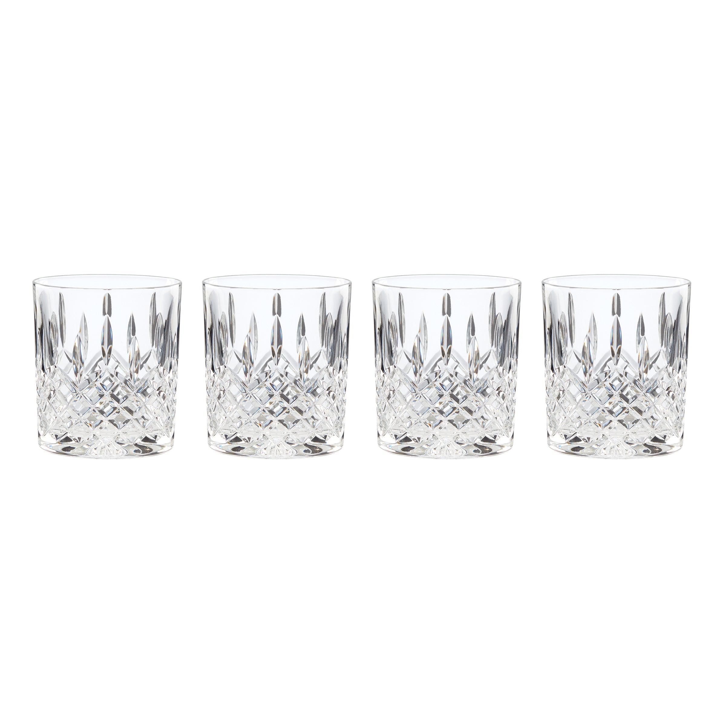 Elegant Crystal Double Old Fashioned Glasses - Set of 4 | Hamilton