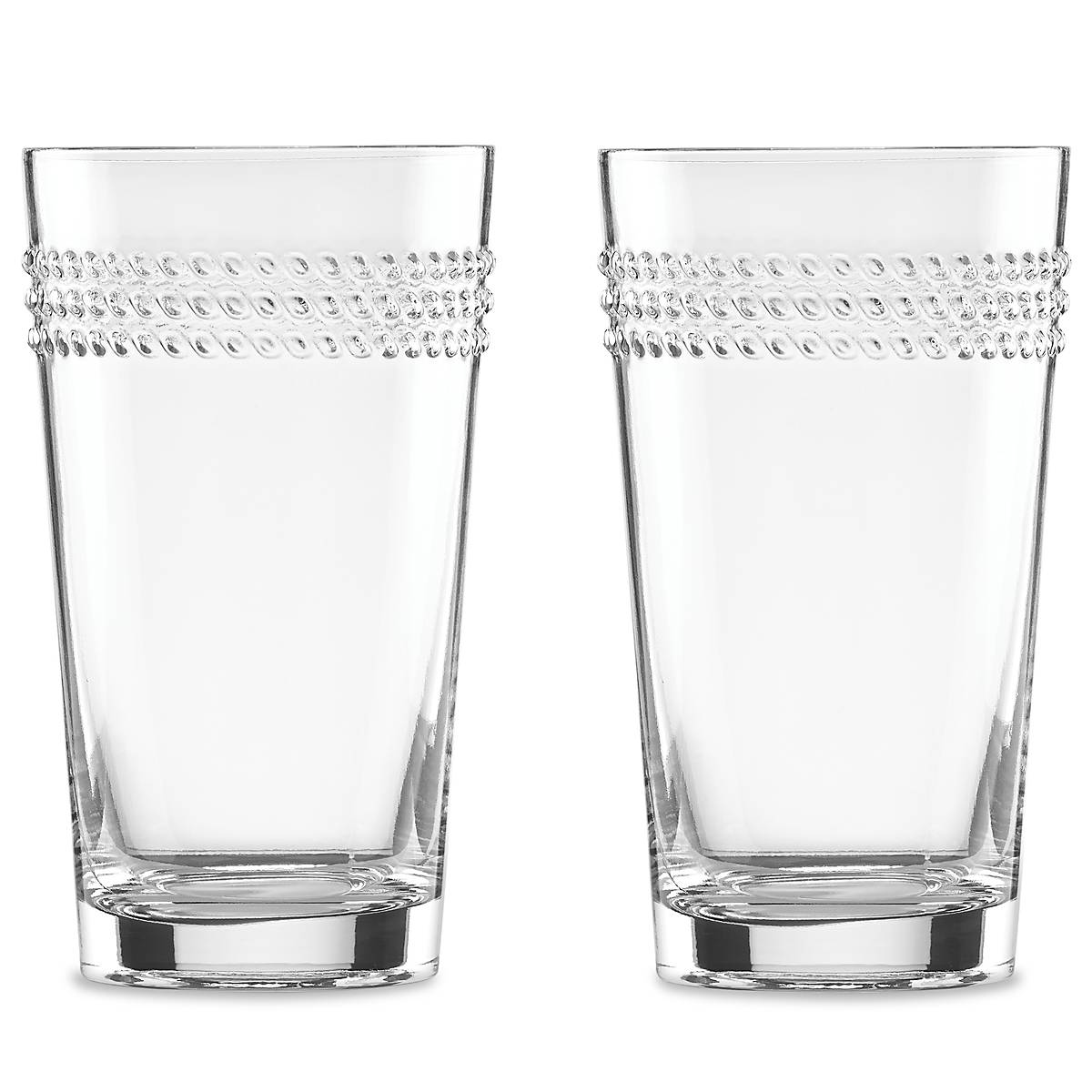 Textured Rope Highball Glasses - Set of 2 | Kate Spade