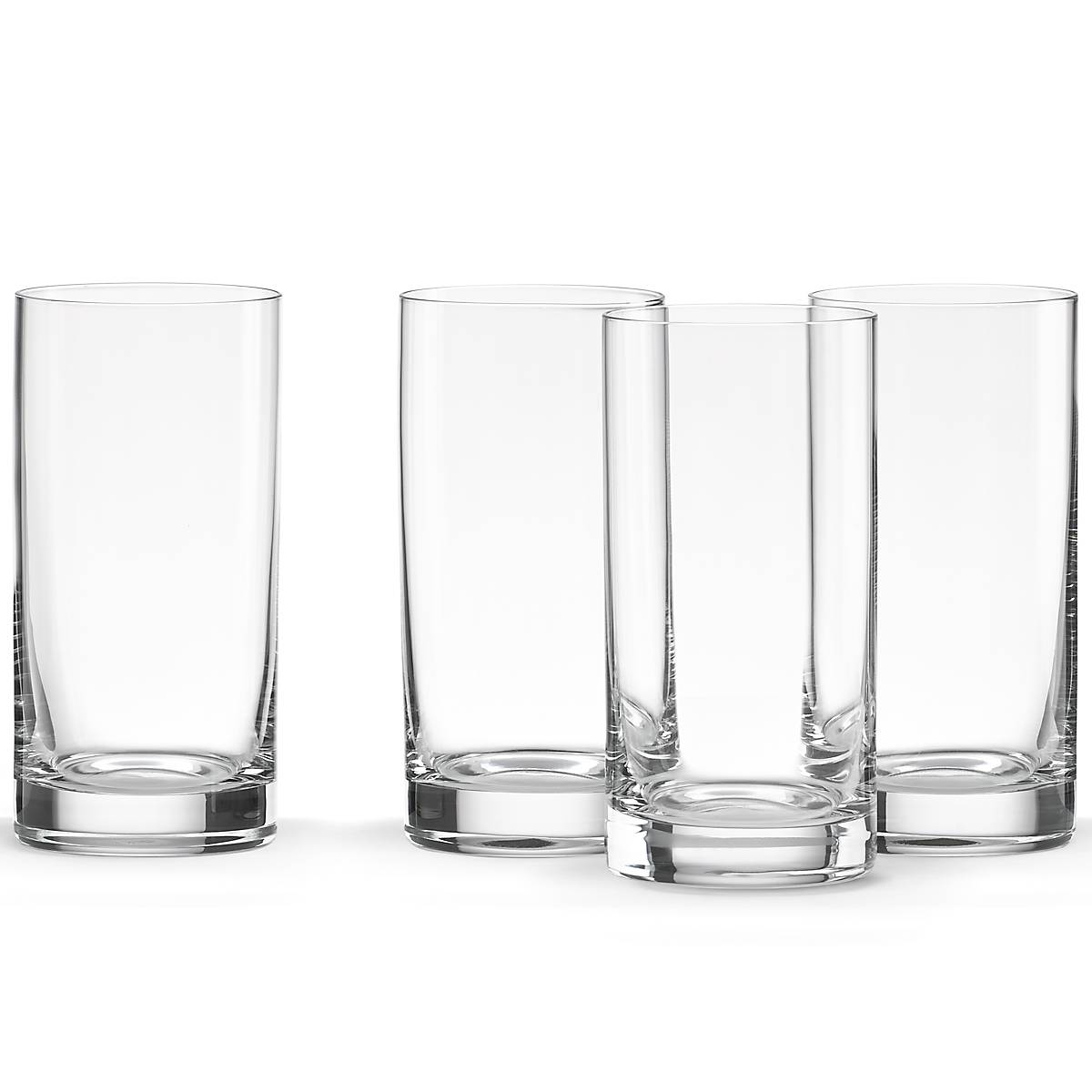 Highball Glasses Set of 4 - Break-Resistant & Dishwasher Safe | Tuscany Classics