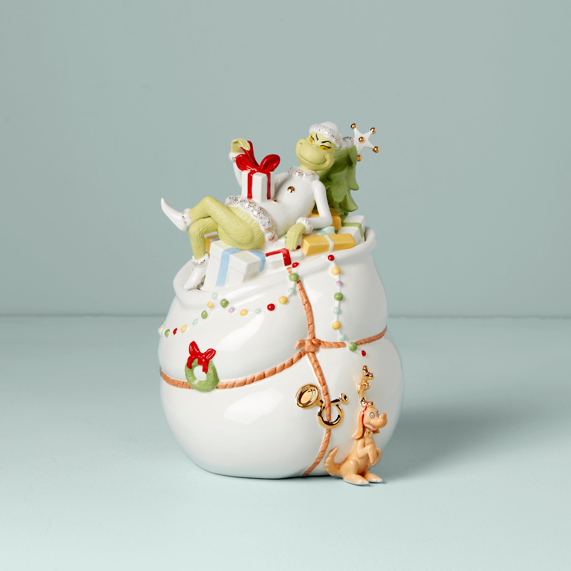 Grinch Christmas Cookie Jar for Holiday Treats | Merry Grinchmas