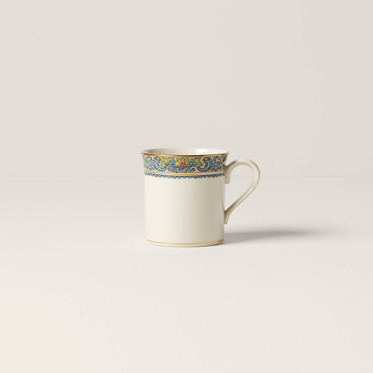 Autumn-Themed Ceramic Mug with Gold Accents | Handcrafted Dishwasher Safe