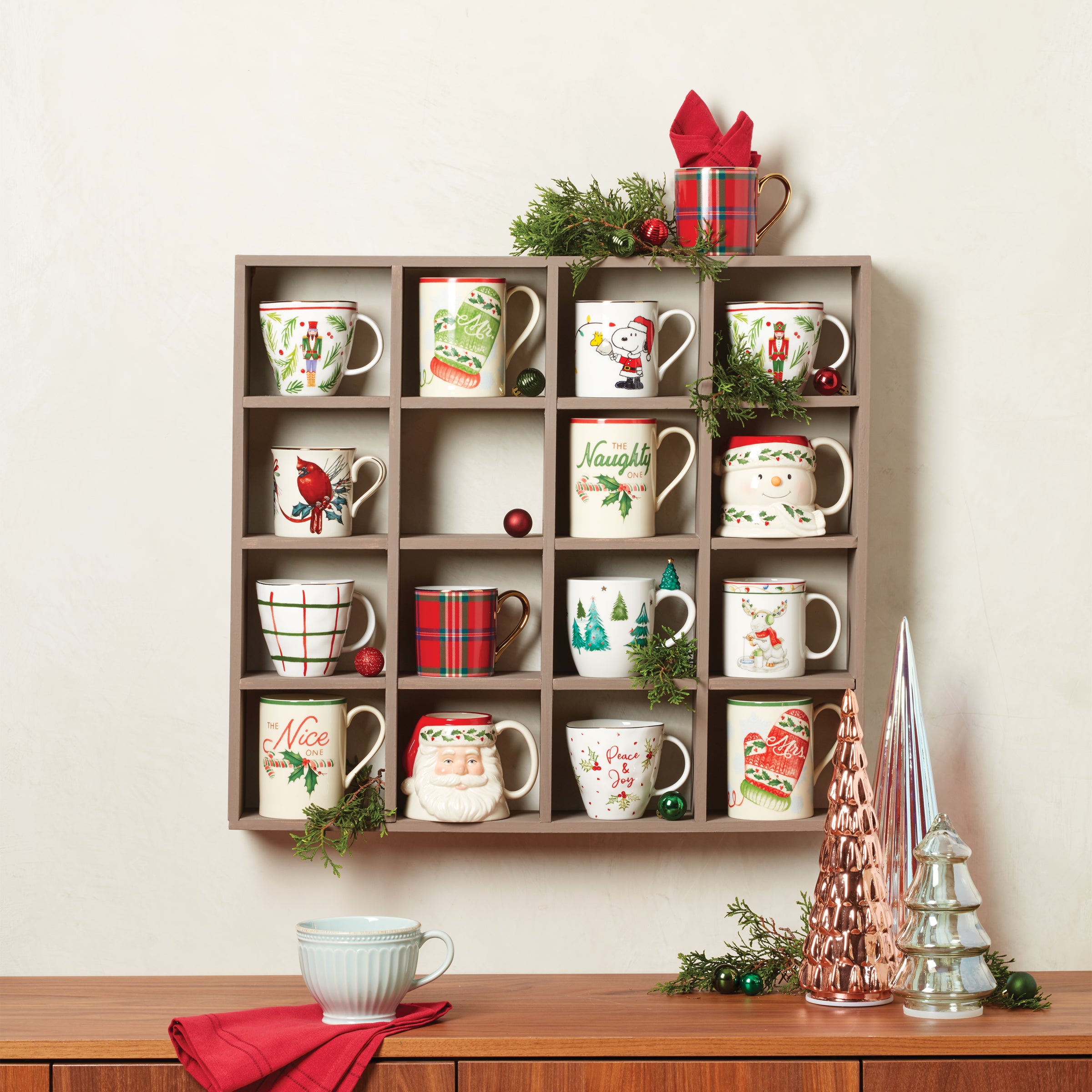 Festive Christmas Tree Mug with Evergreen Design | Balsam Lane