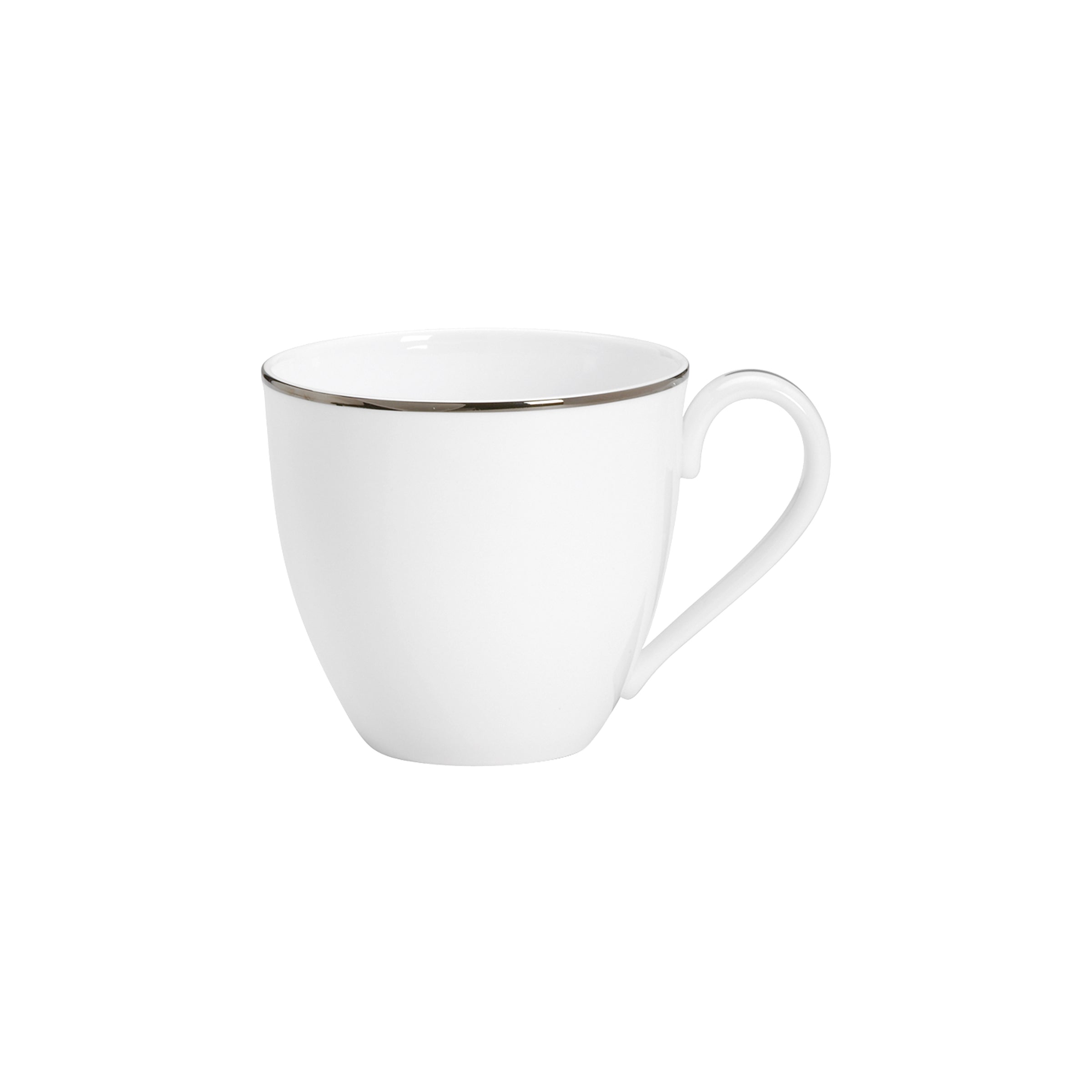 Platinum Trim Teacup - Microwave & Dishwasher Safe Bone China | Continental Dining