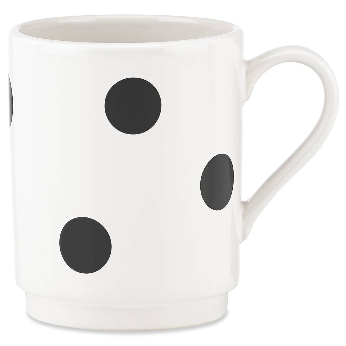 Polka Dot Ceramic Mug - Microwave & Dishwasher Safe | Kate Spade