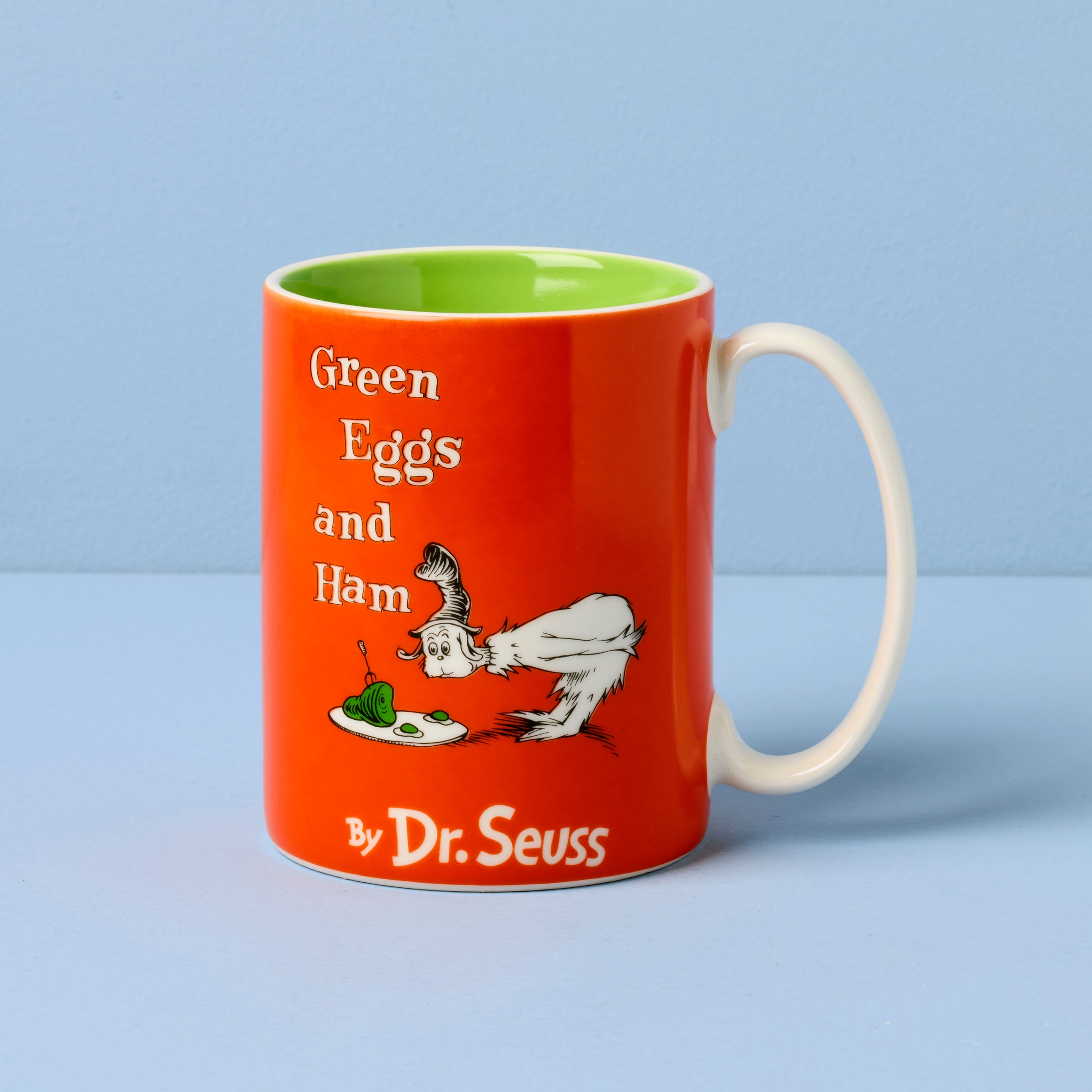 Dr. Seuss Green Eggs and Ham Coffee Mug | Whimsical Storybook Ceramic Cup