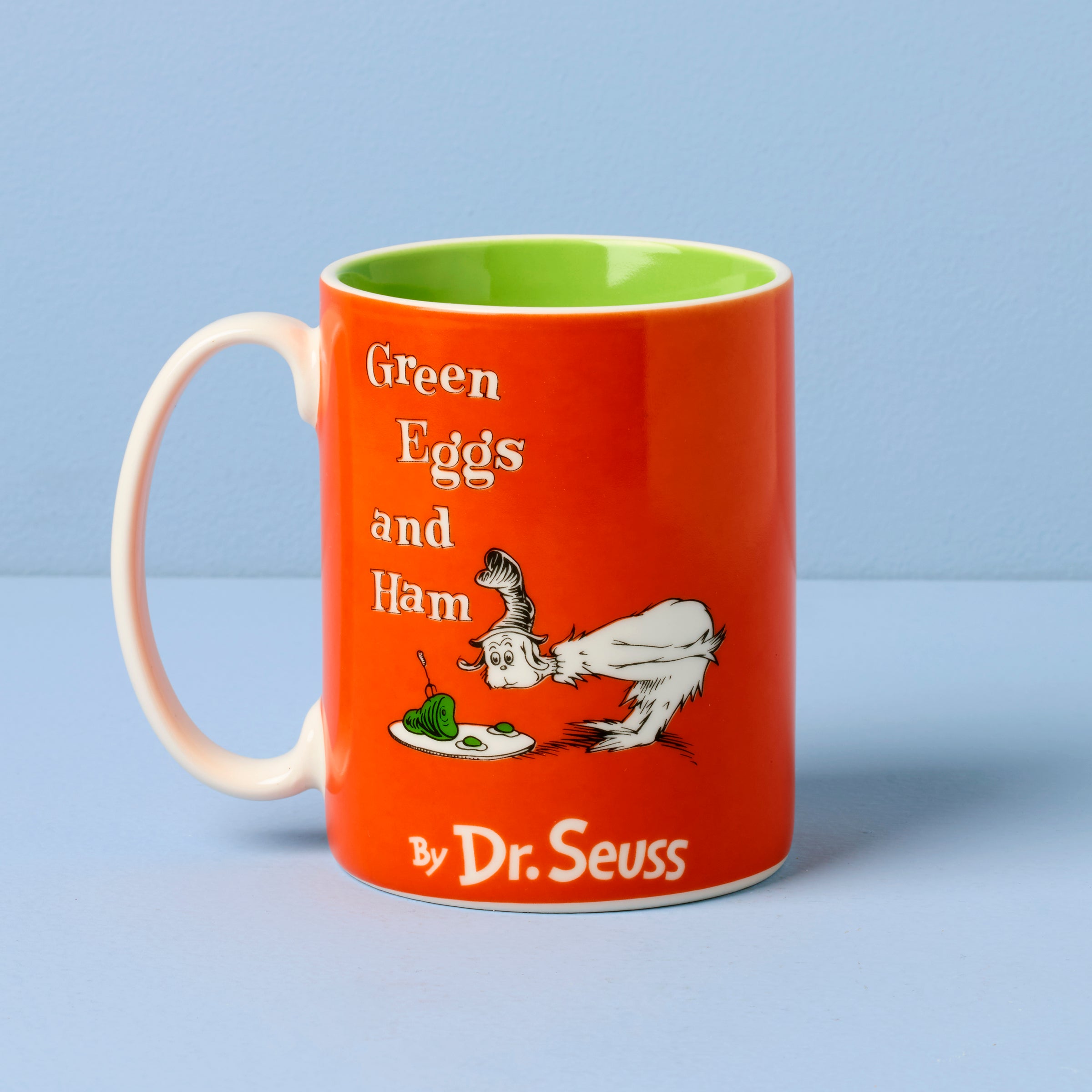 Dr. Seuss Green Eggs and Ham Coffee Mug | Whimsical Storybook Ceramic Cup