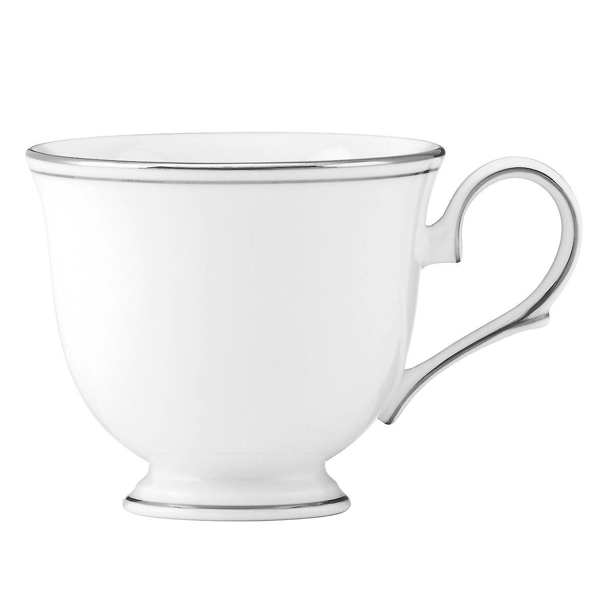 Platinum Accented Bone China Teacup | Federal