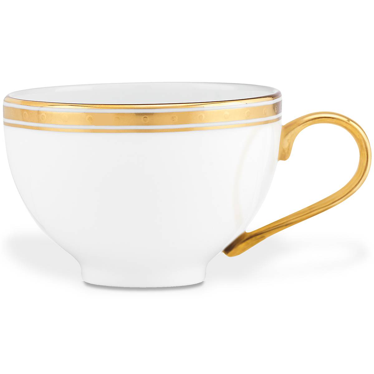 Fine Bone China Cup with Gold Accents | Oxford Place
