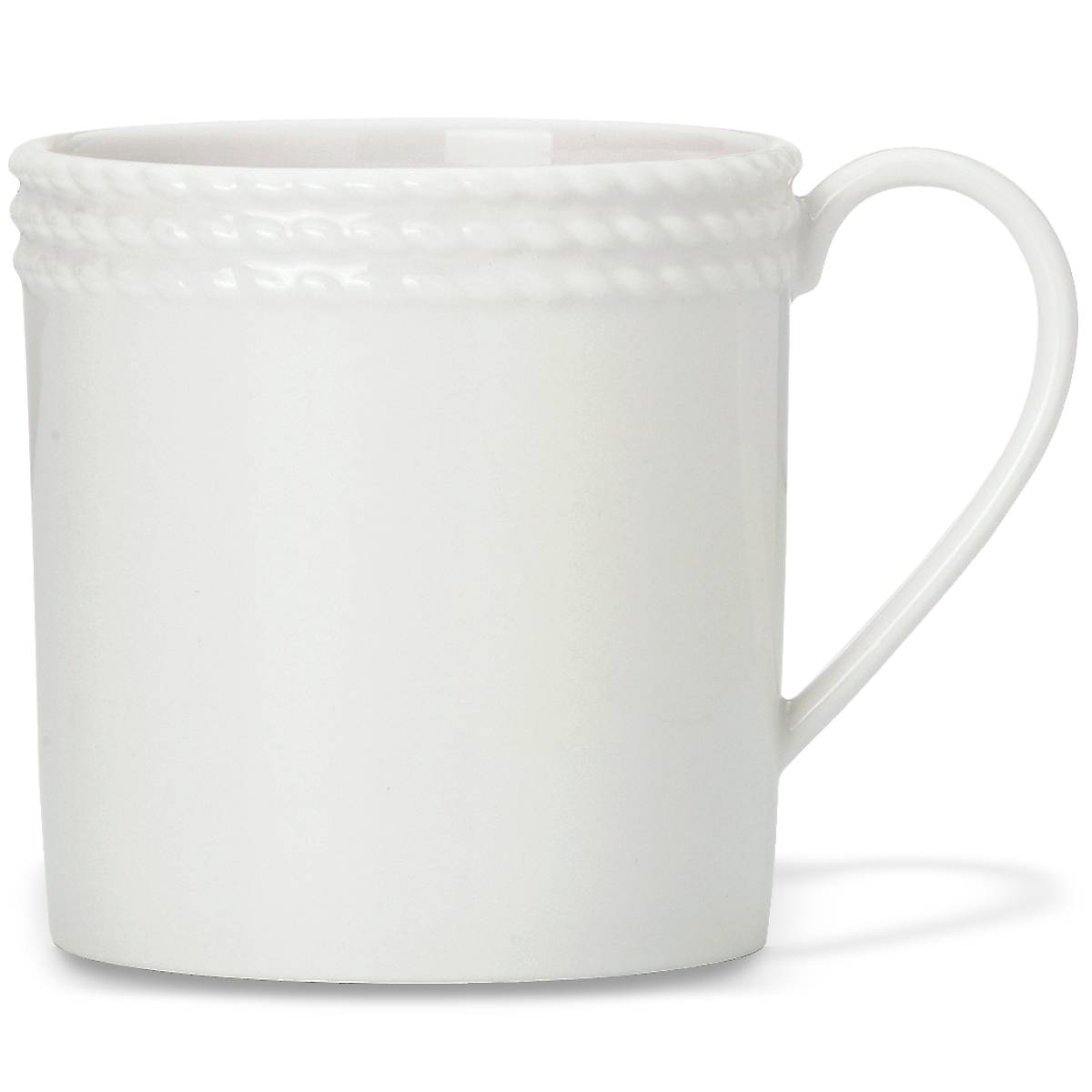 Textured Rope Ceramic Mug | Kate Spade Wickford Collection