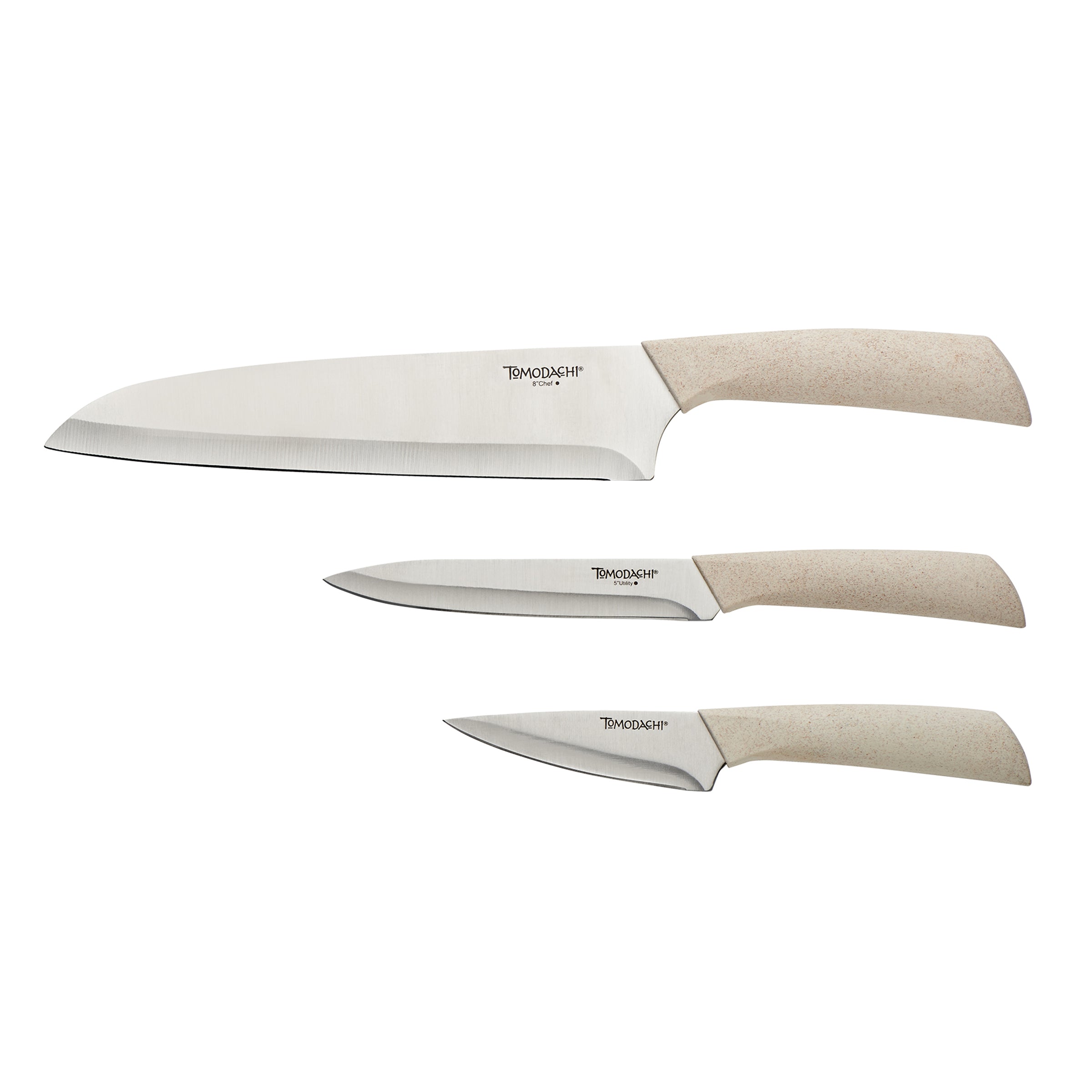 Eco-Friendly 3-Piece Cutlery Set with Blade Guards | Harvest by Tomodachi