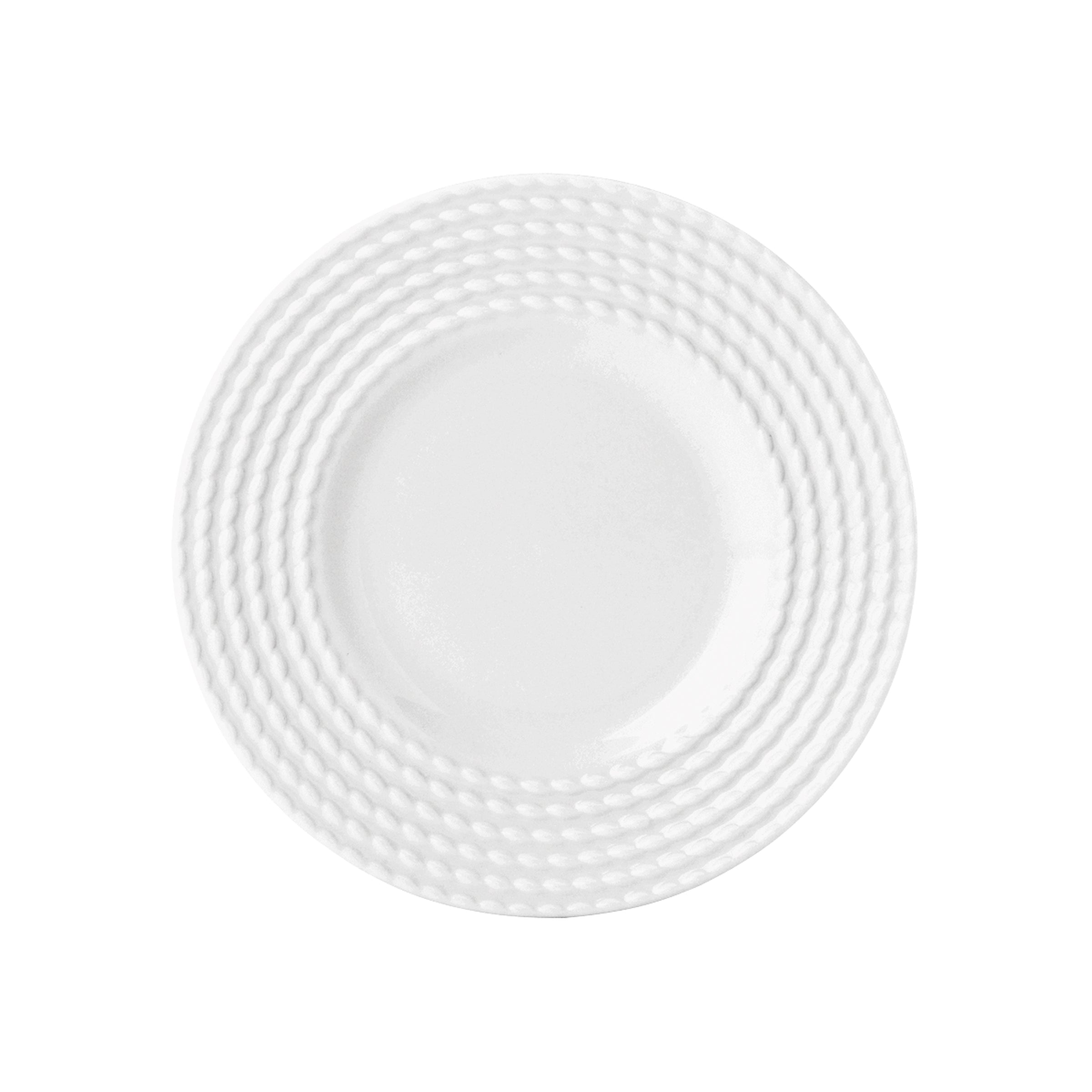 Porcelain Tidbit Plate with Rope Motif | Kate Spade Wickford