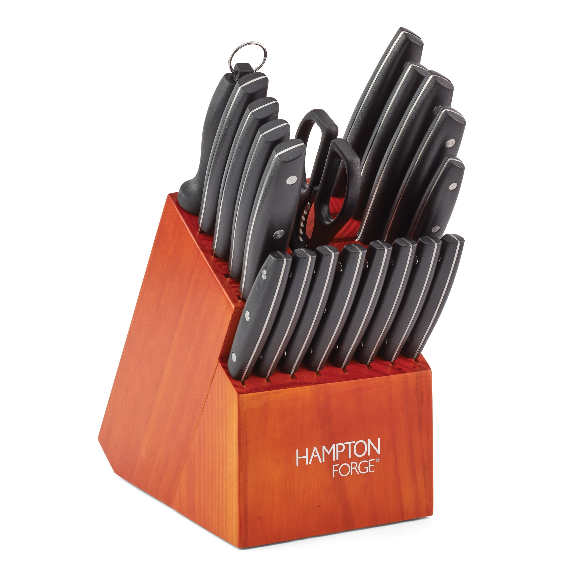 20-Piece Stainless Steel Cutlery Block Set | Atlantis by Hampton Forge