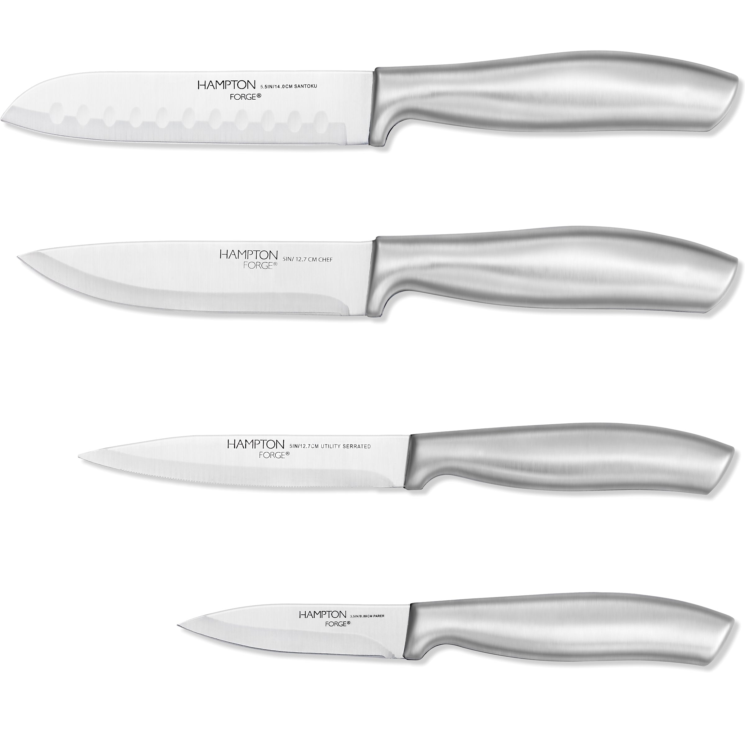 5-Piece Knife Block Set with Sharp Blades & Ergonomic Handles | Kobe