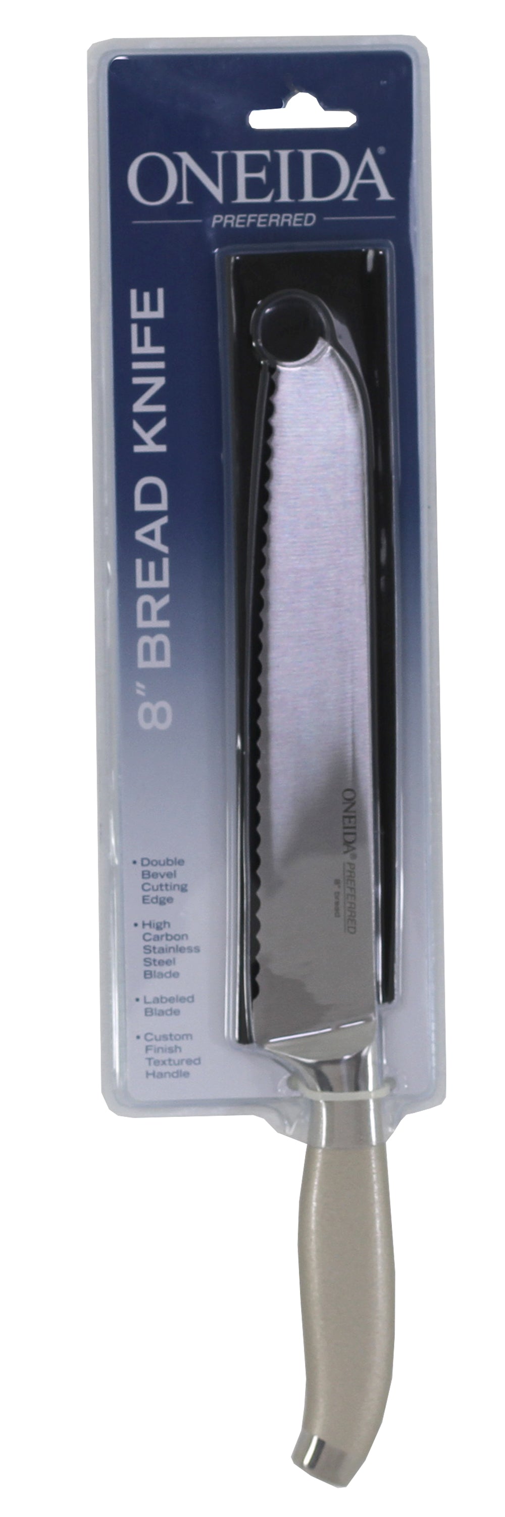 8" Bread Knife with Blade Guard for Precision Slicing | Oneida Cutlery