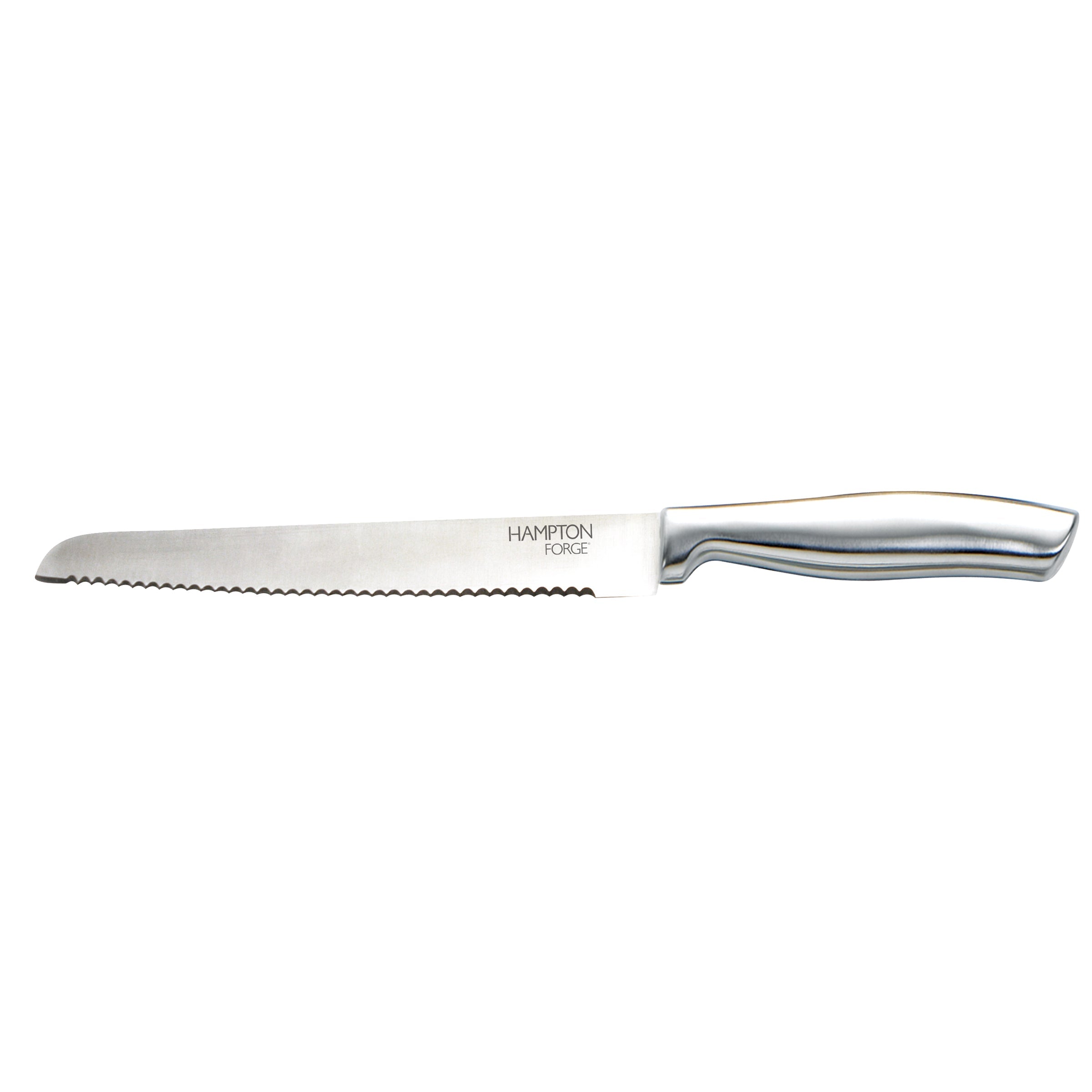 8" Serrated Bread Knife with Blade Guard | Kobe Stainless Steel