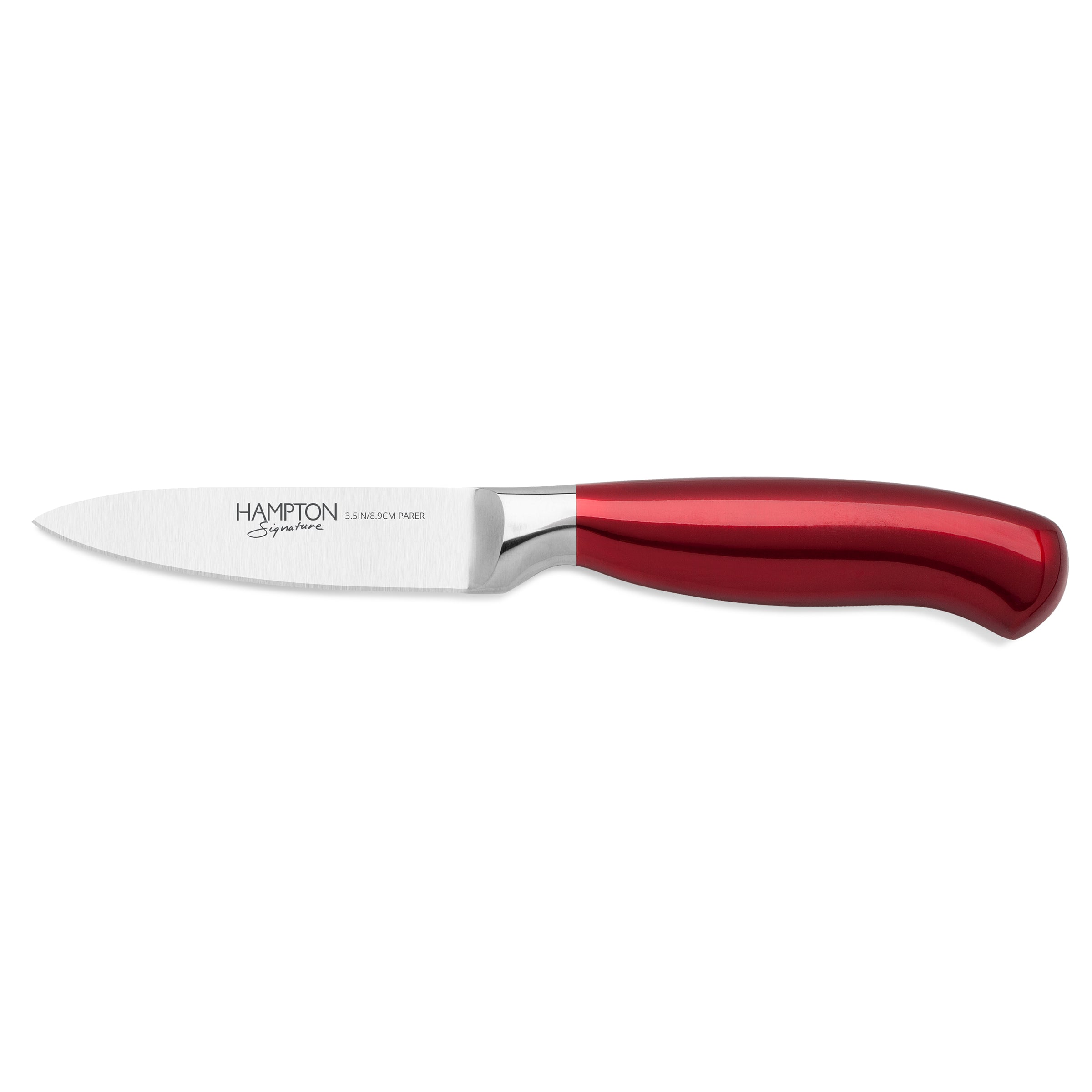 3.5" Paring Knife with Blade Guard - Argentum Red