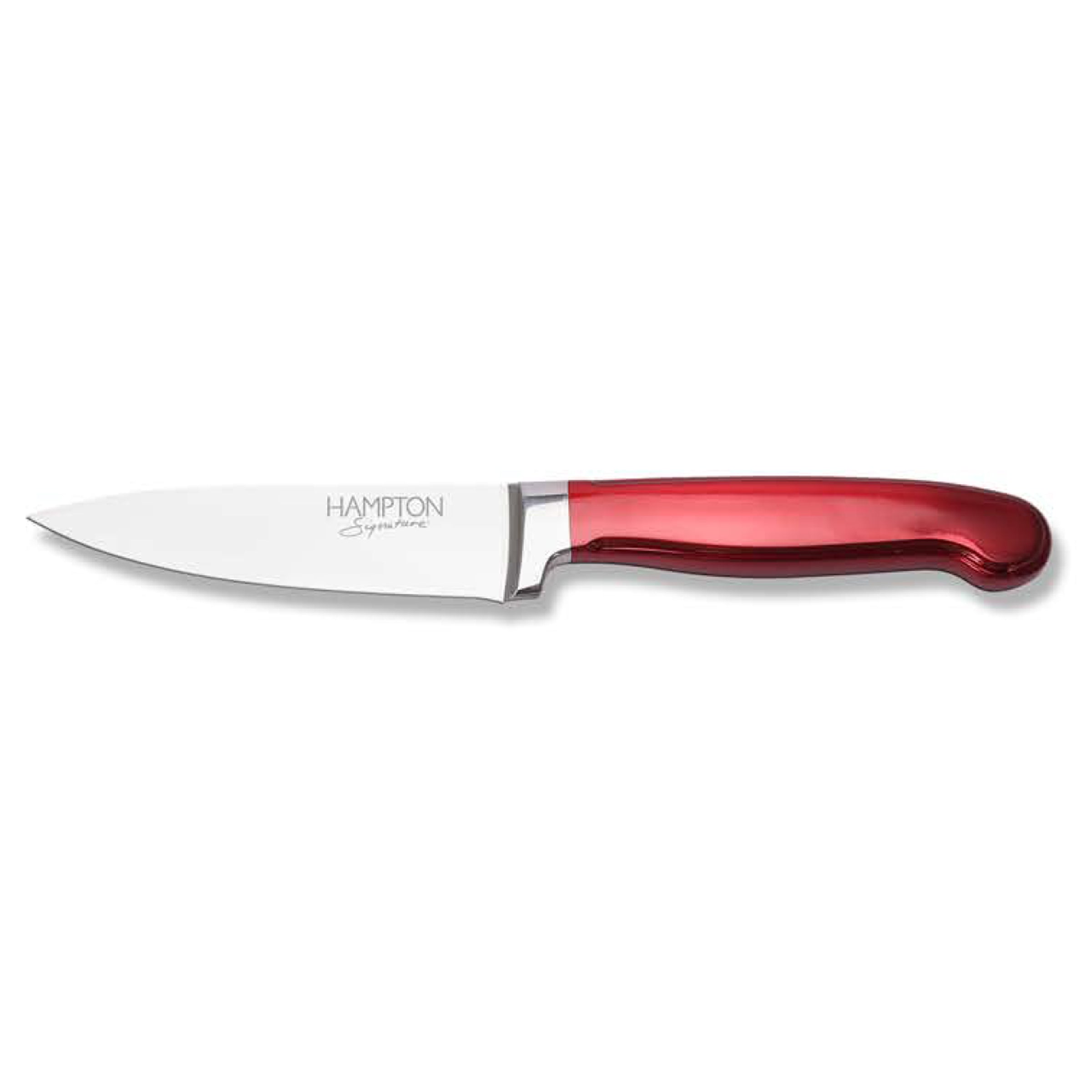 3.5" Paring Knife with Blade Guard for Peeling & Slicing | Rorik Red