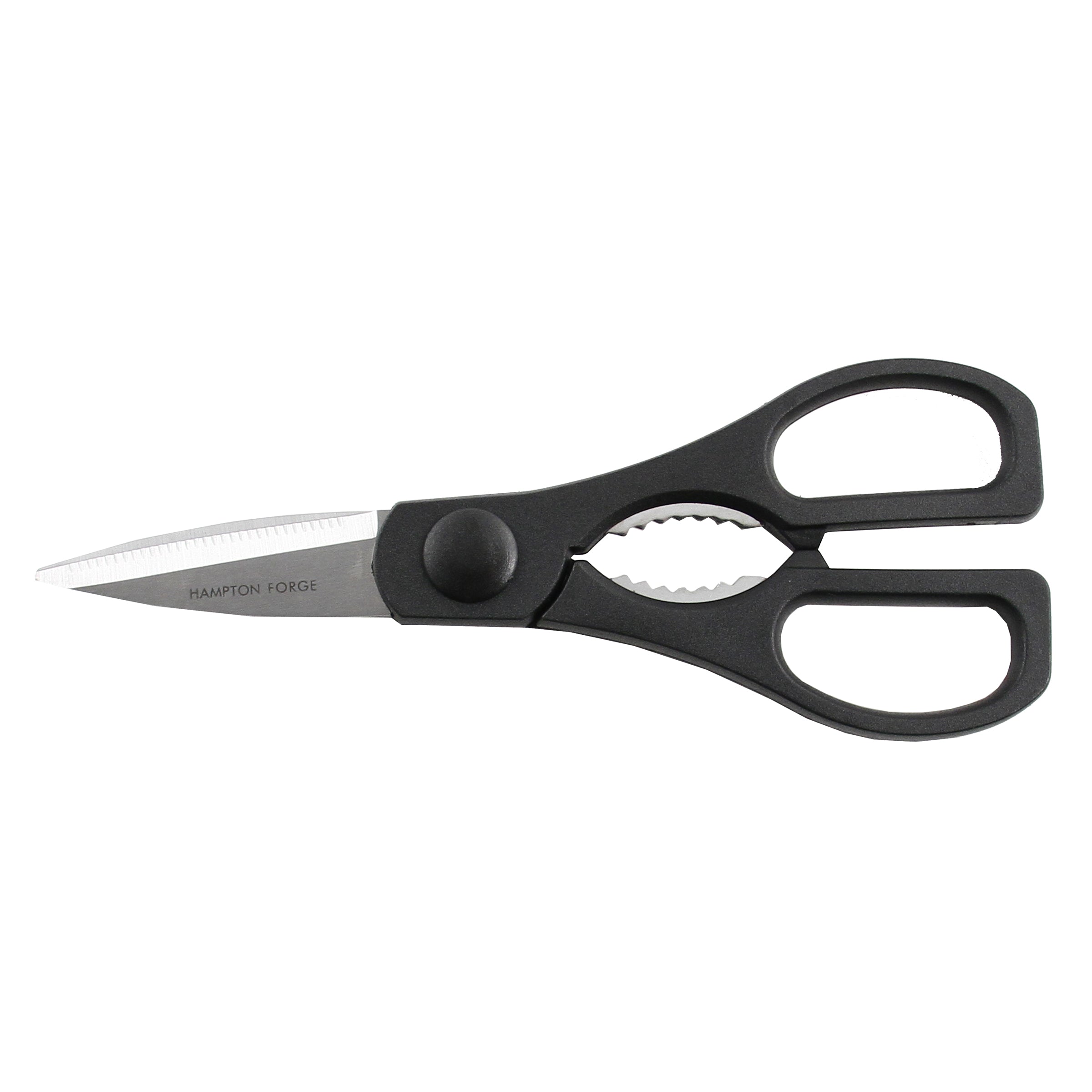 Stainless Steel Kitchen Shears with Comfort Grip | Magna Black