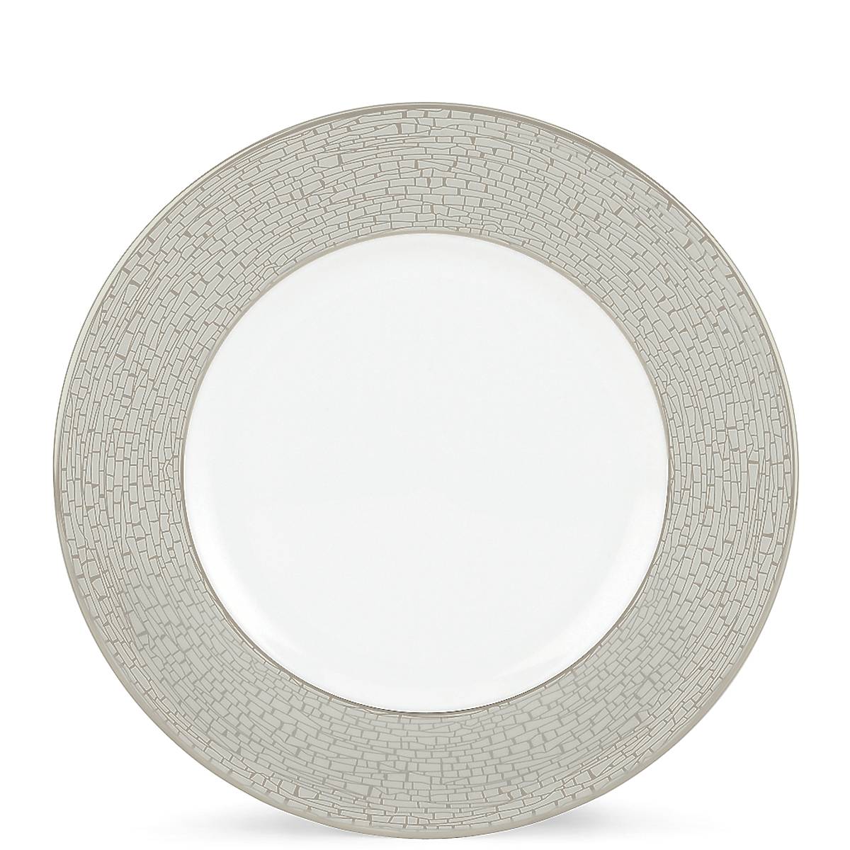 Whimsical Dragonfly Accent Plate with Platinum Trim | June Lane