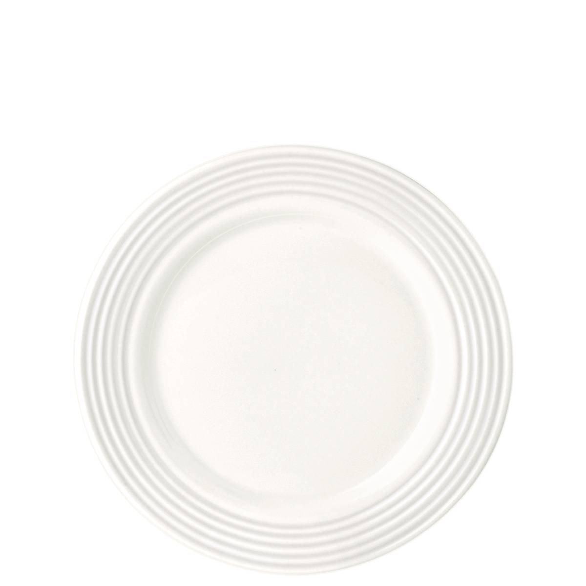 Porcelain Dessert Plate with Corrugated Design | Tin Can Alley