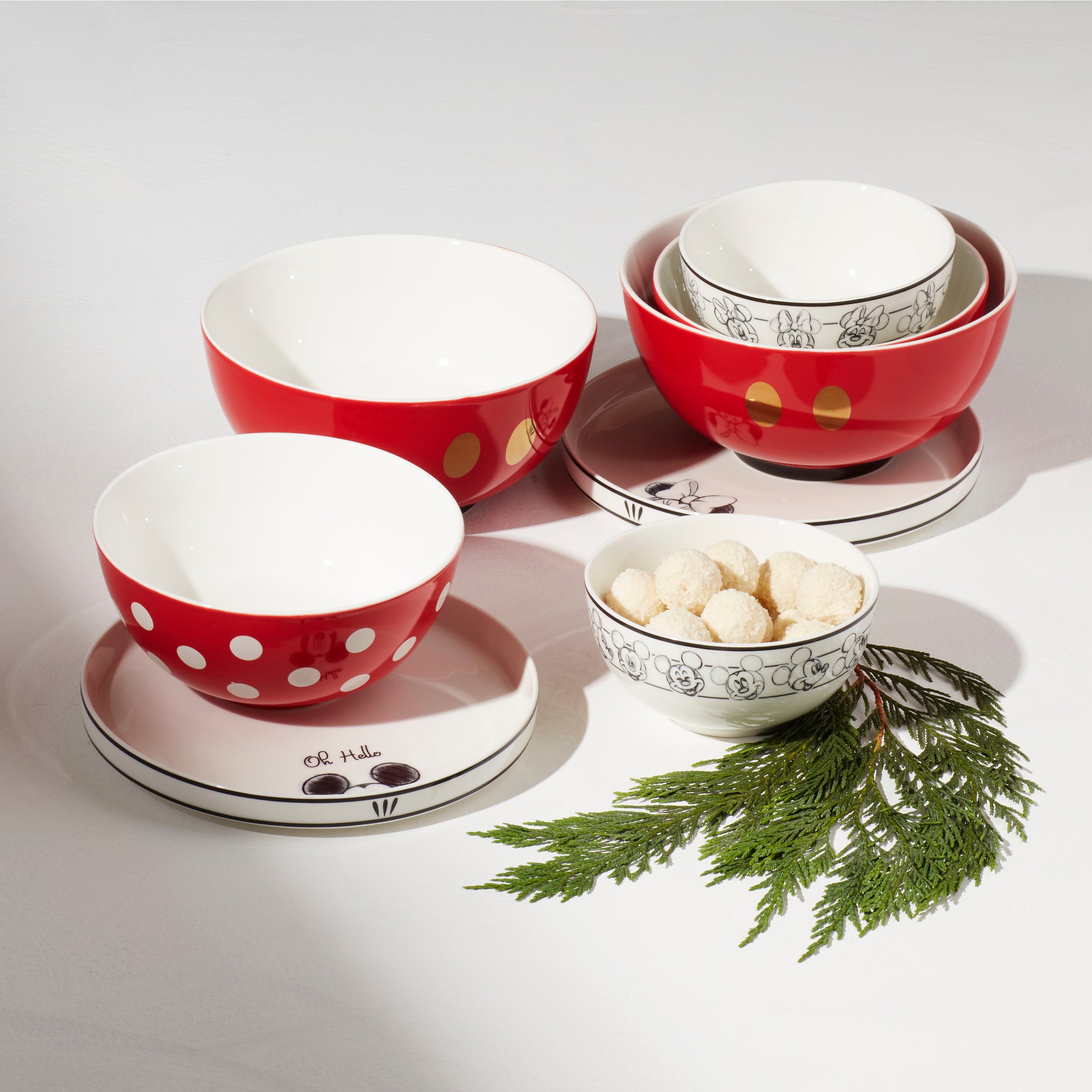 Disney Nesting Dinnerware Set - 8-Piece Luna Collection