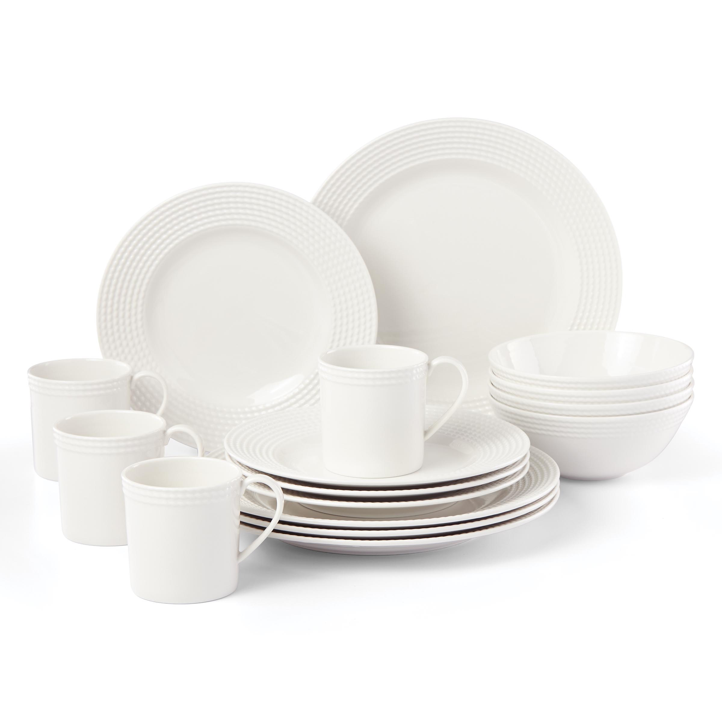 16-Piece Dinnerware Set with Playful Designs | Kate Spade New York